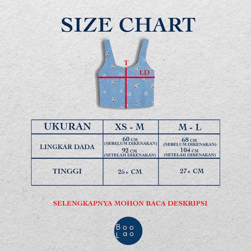 BOOLAO Kutang Kerut Jumputan (Tank Top Batik)