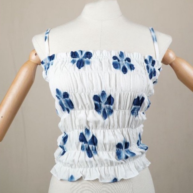 BOOLAO Kemben + Rok ikat Kaleidoscope (Setelan Tank Top dan Wrap Skirt)