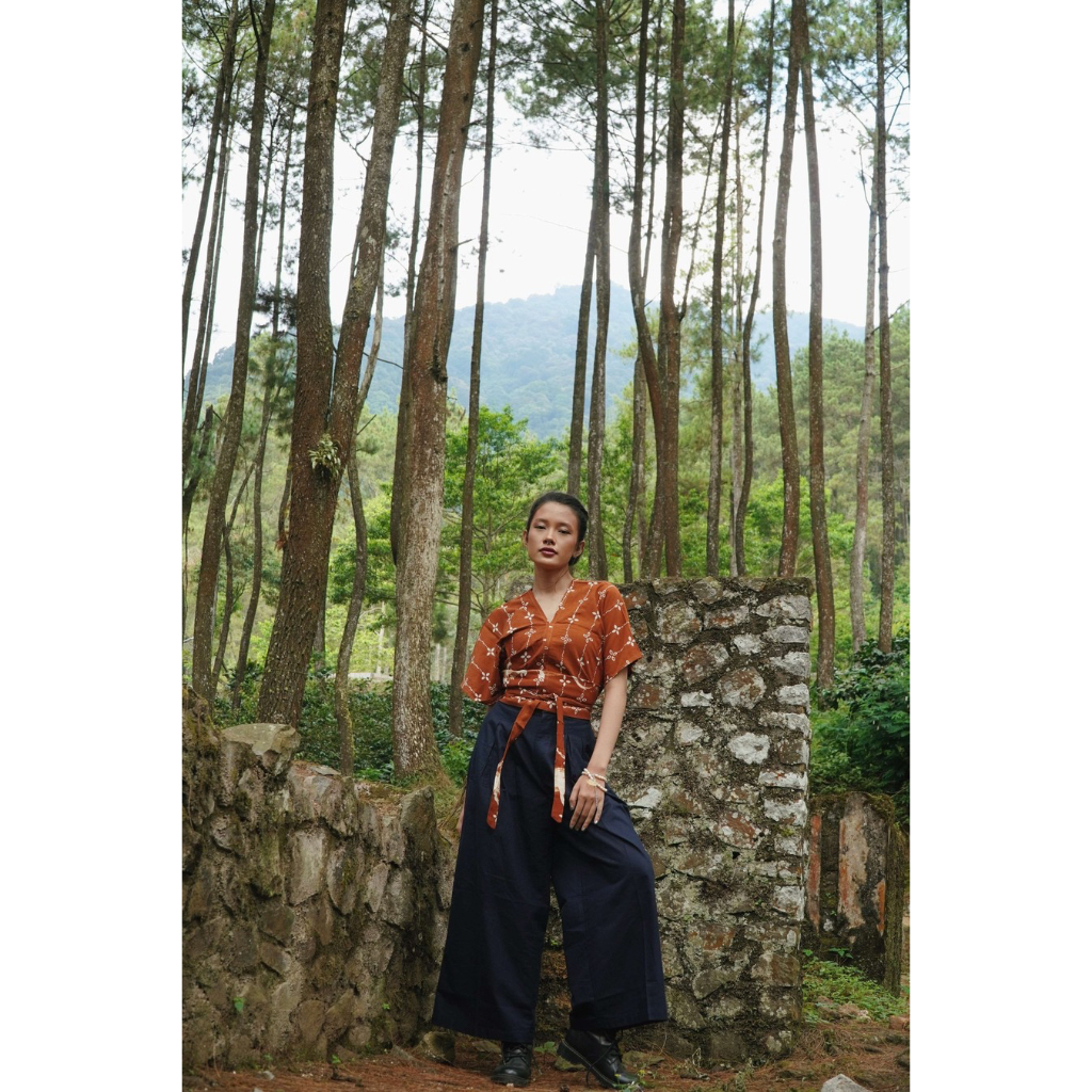 BOOLAO Kumeli Wrap Top Batik (Tank Top Batik)