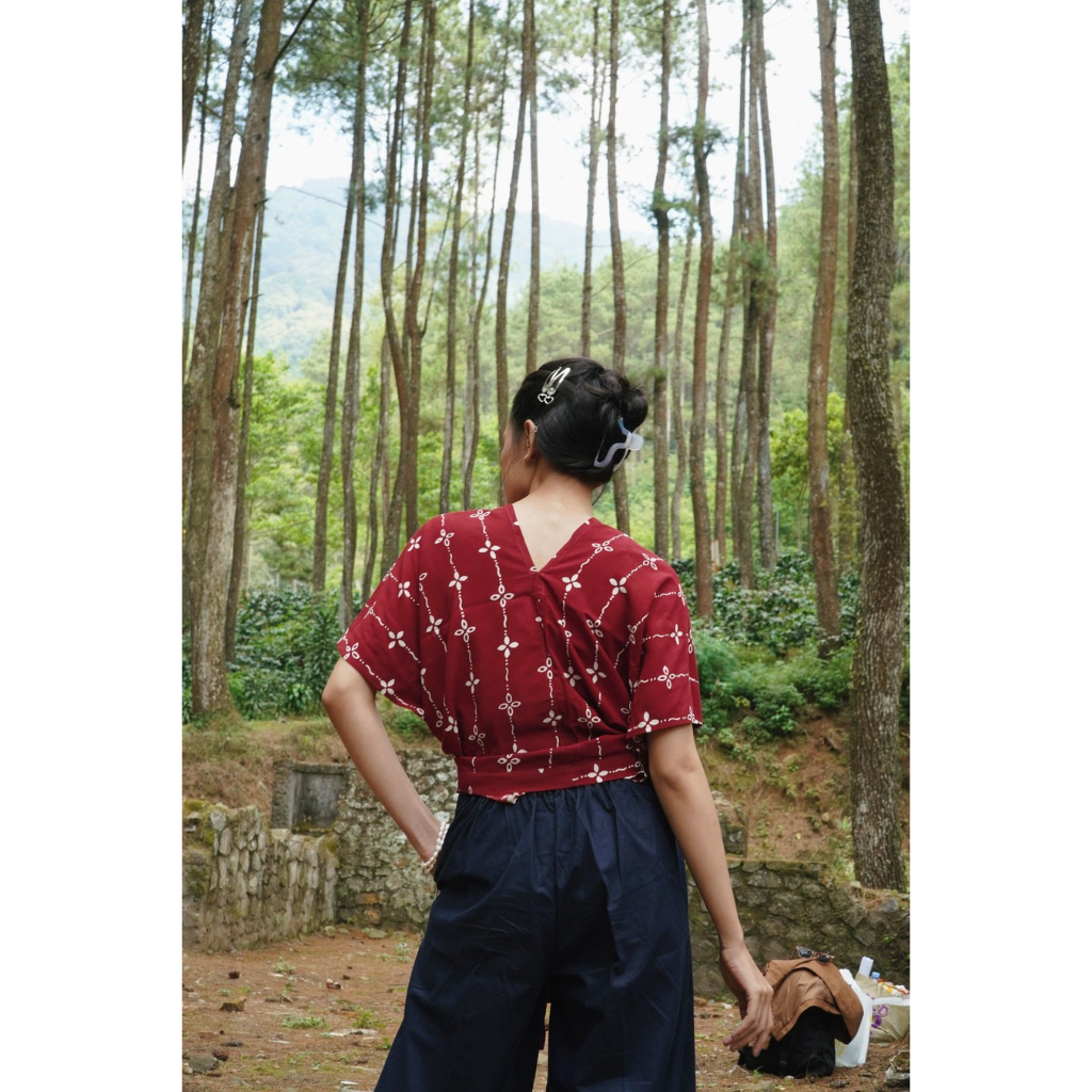 BOOLAO Kumeli Wrap Top Batik (Tank Top Batik)