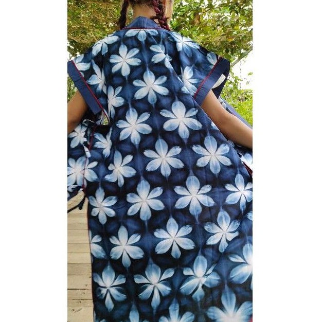 BOOLAO Sekka Outer Shawl Shibori