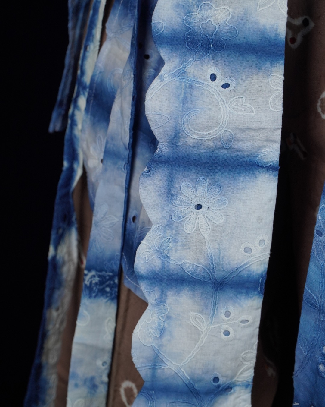BOOLAO Kebaya Outer Rembulan Shibori Hana Detachable (Bongkar Pasang)