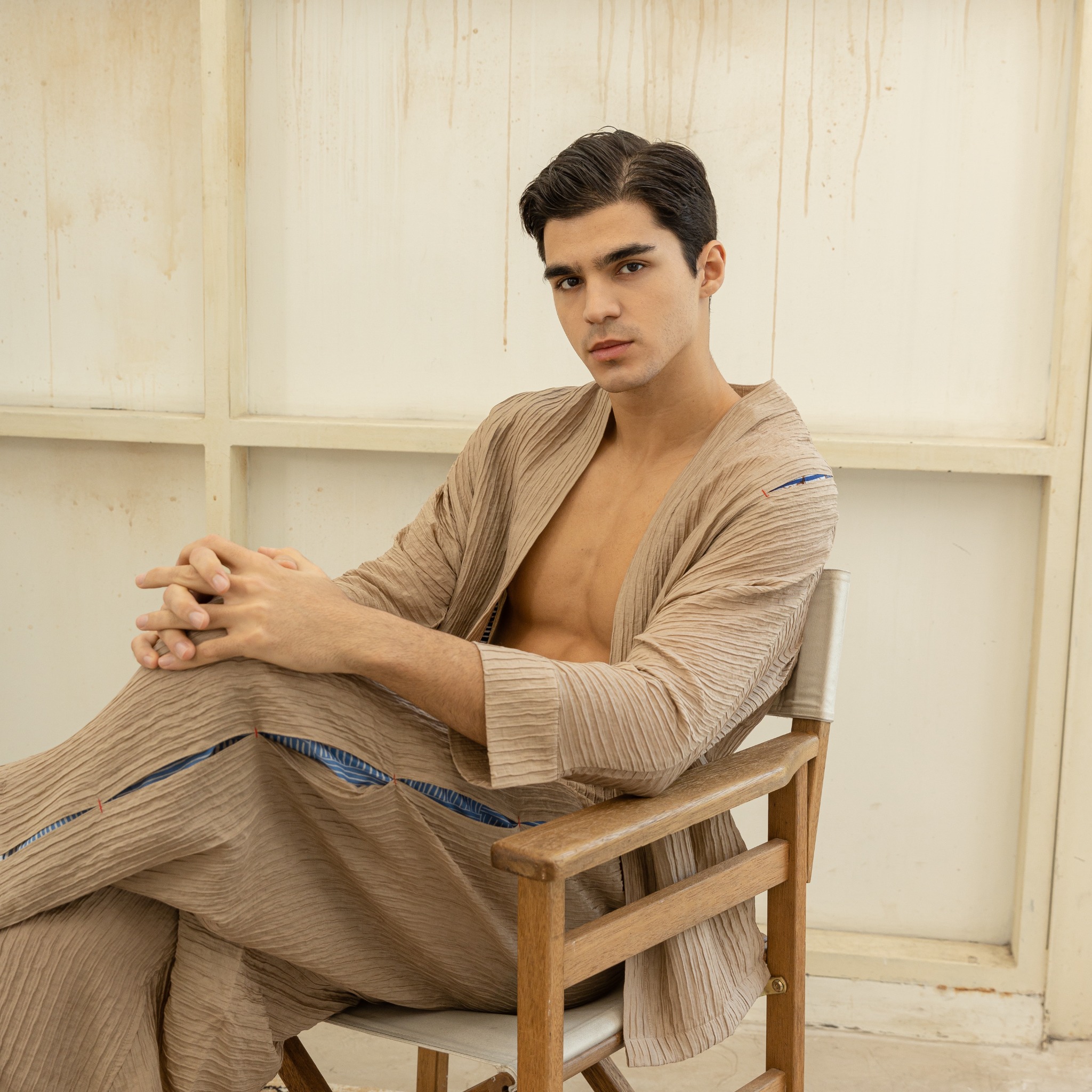 BOOLAO Cingkrang Wrap Pants - Brown