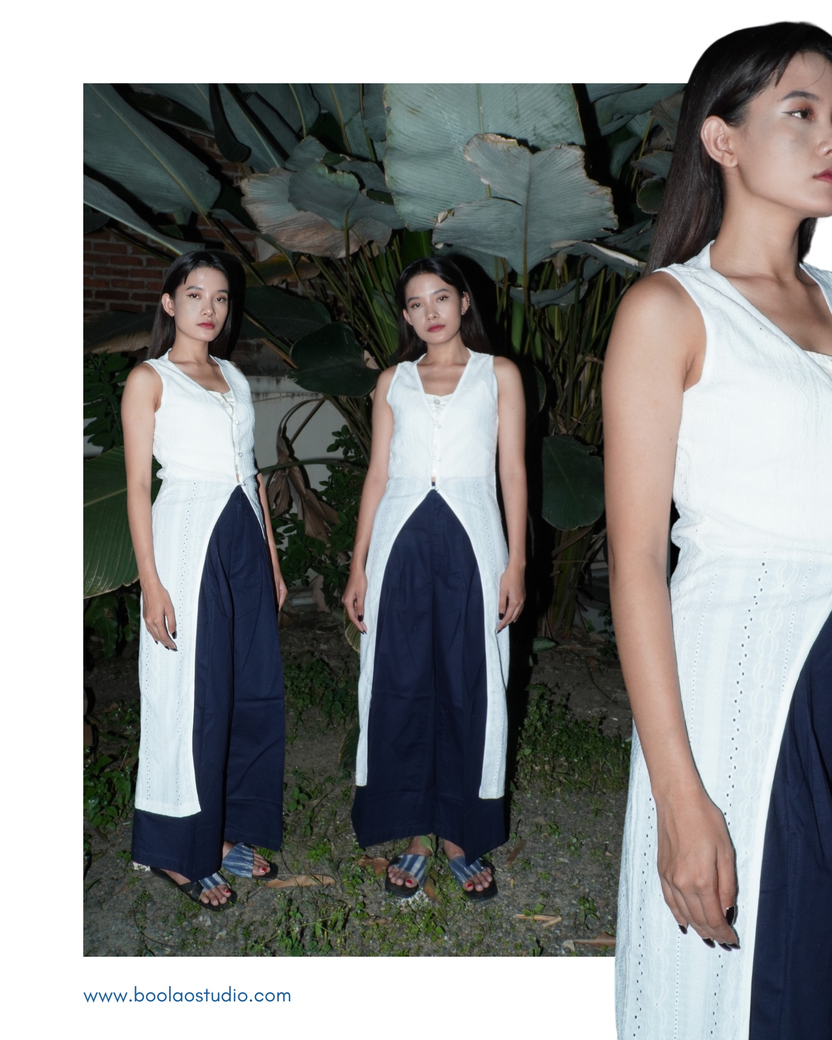 BOOLAO Flowy Long Nina Outer