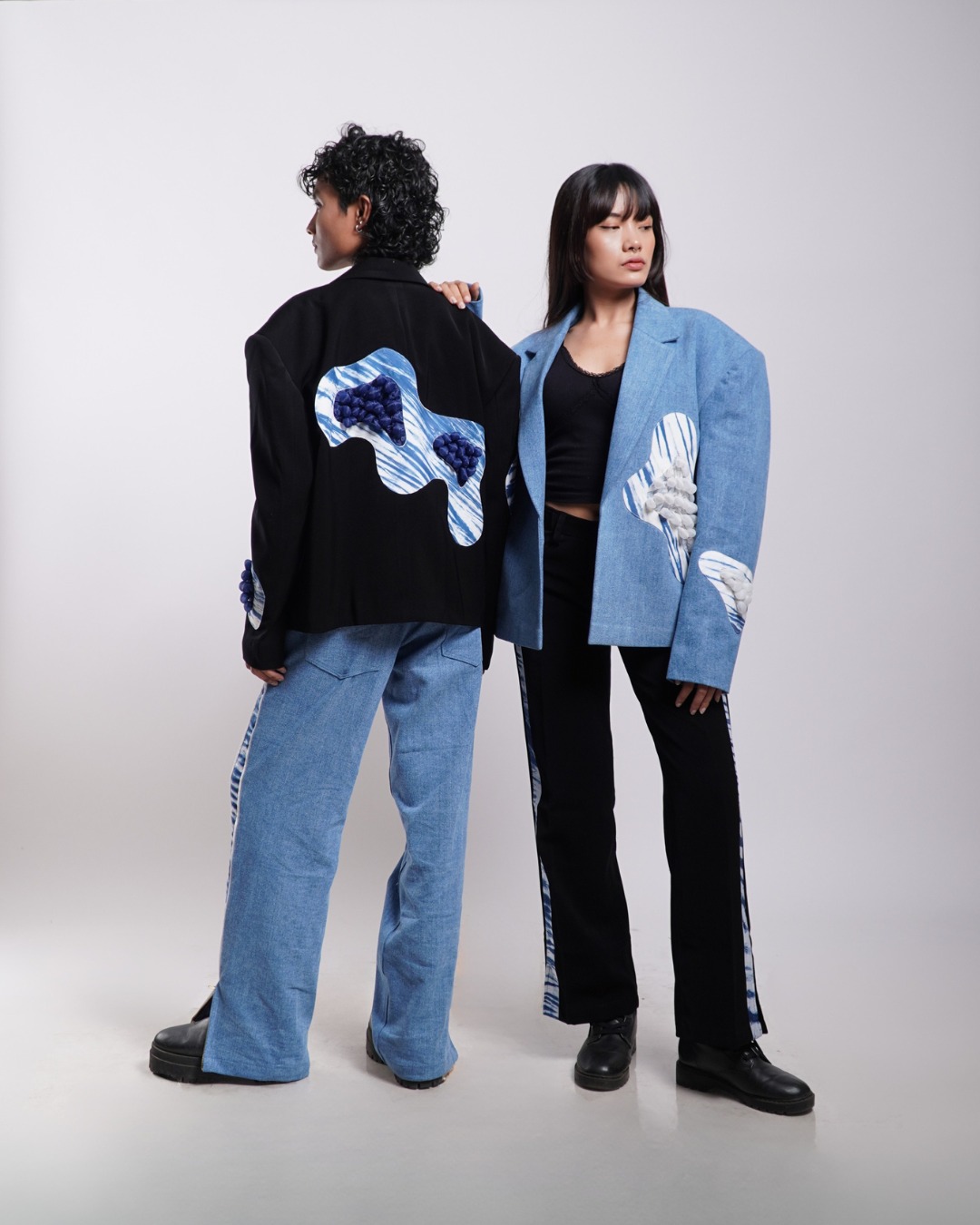 BOOLAO Trumbu Oversize Blazer - Black