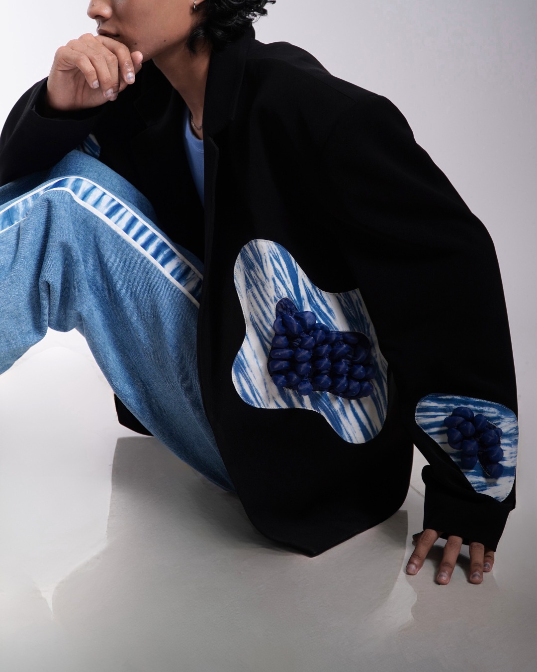 BOOLAO Trumbu Oversize Blazer - Black