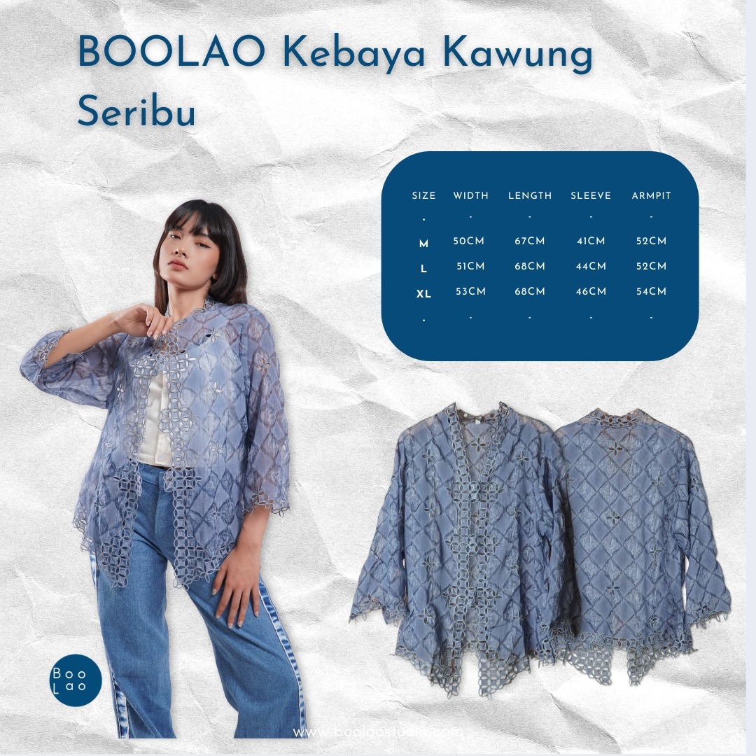 BOOLAO Kebaya Bordir Seribu Kawung