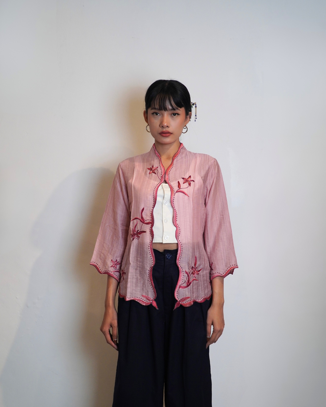 Djaline by Boolao Kebaya Anggrek Pink
