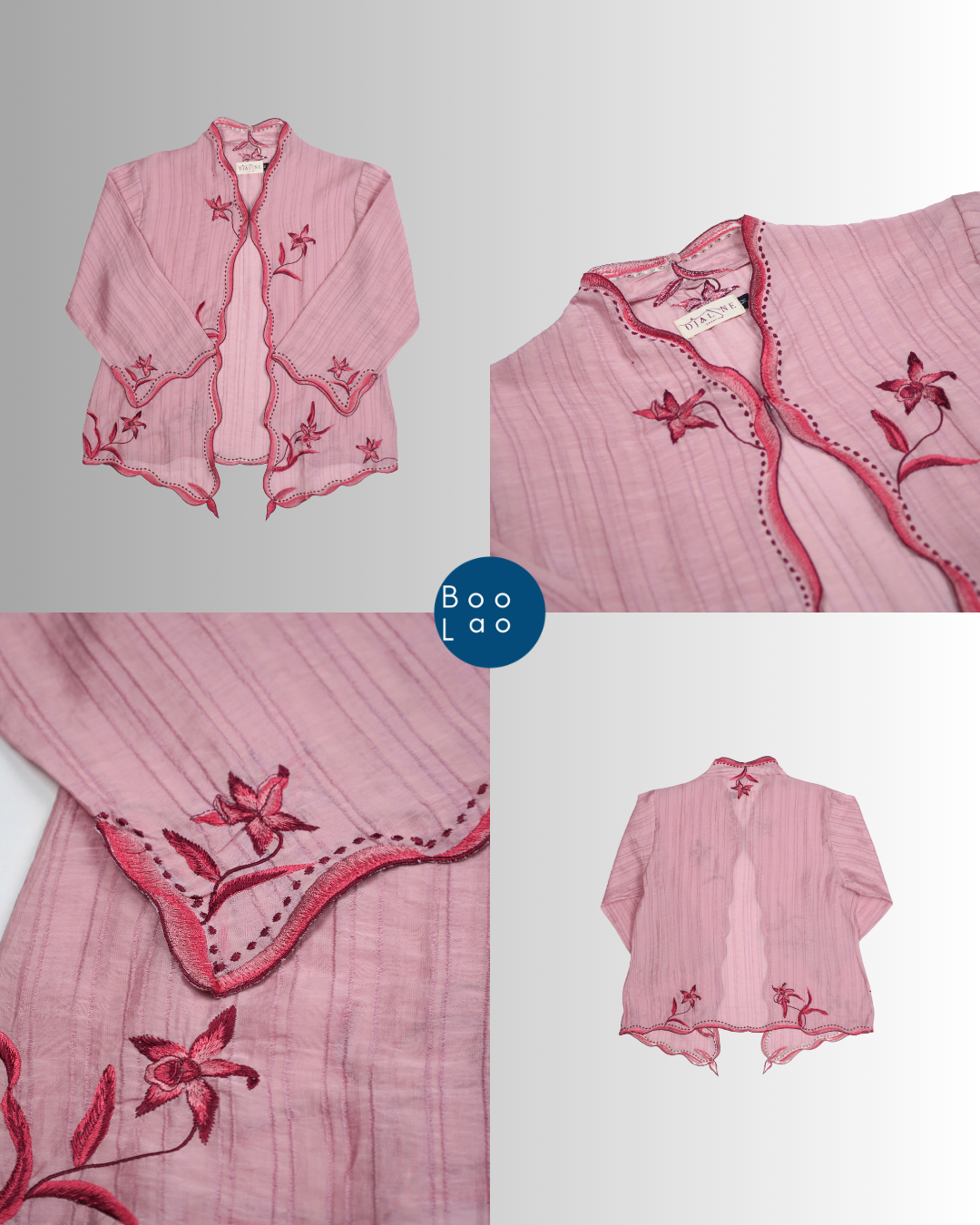 Djaline by Boolao Kebaya Anggrek Pink