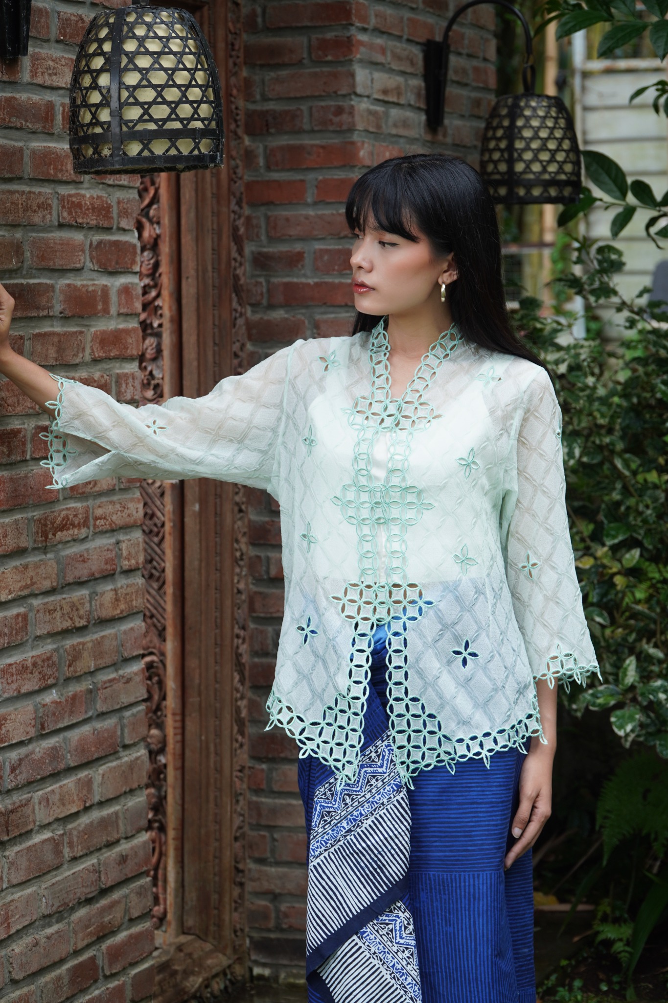 BOOLAO Kebaya Seribu Kawung - Mint