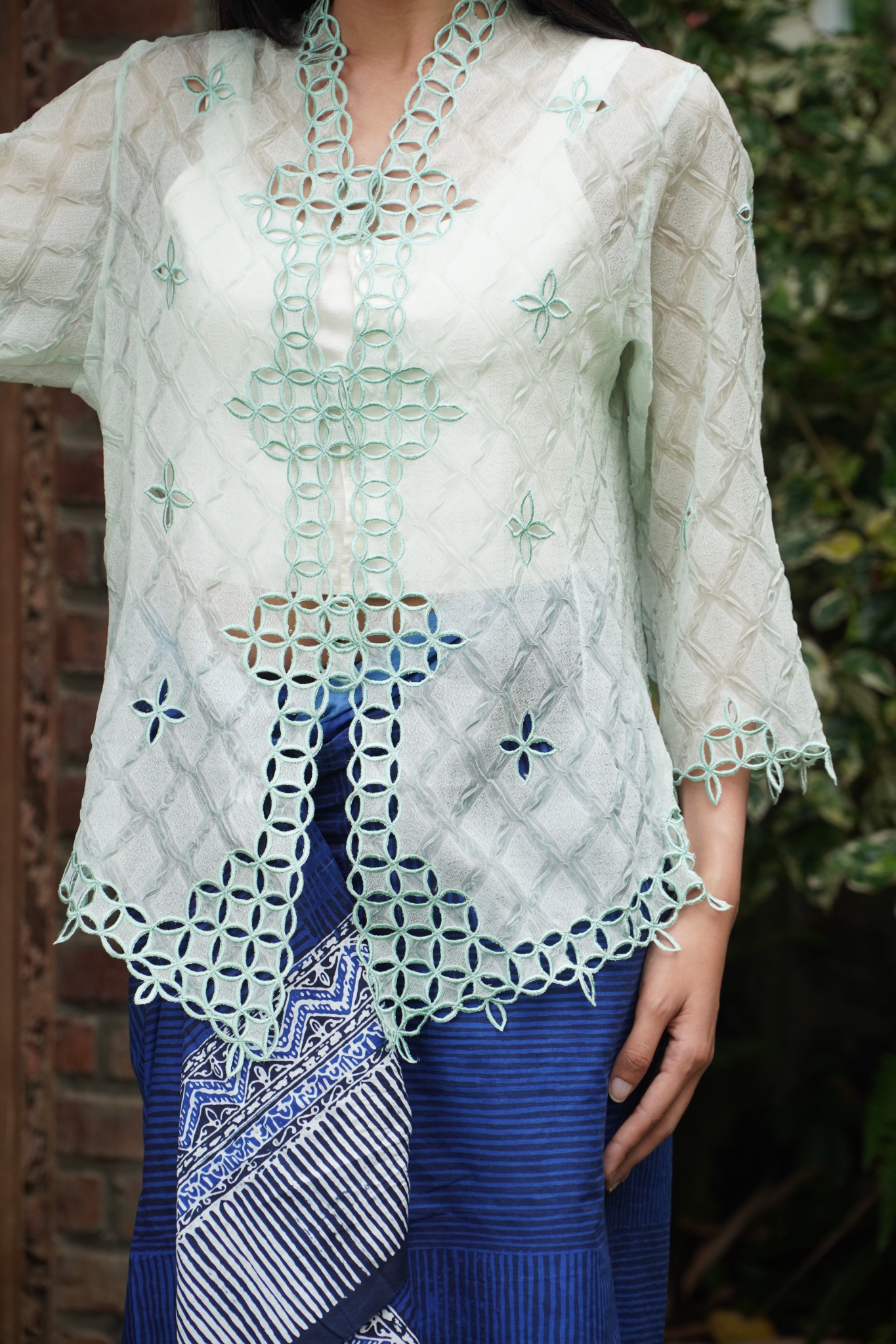 BOOLAO Kebaya Seribu Kawung - Mint