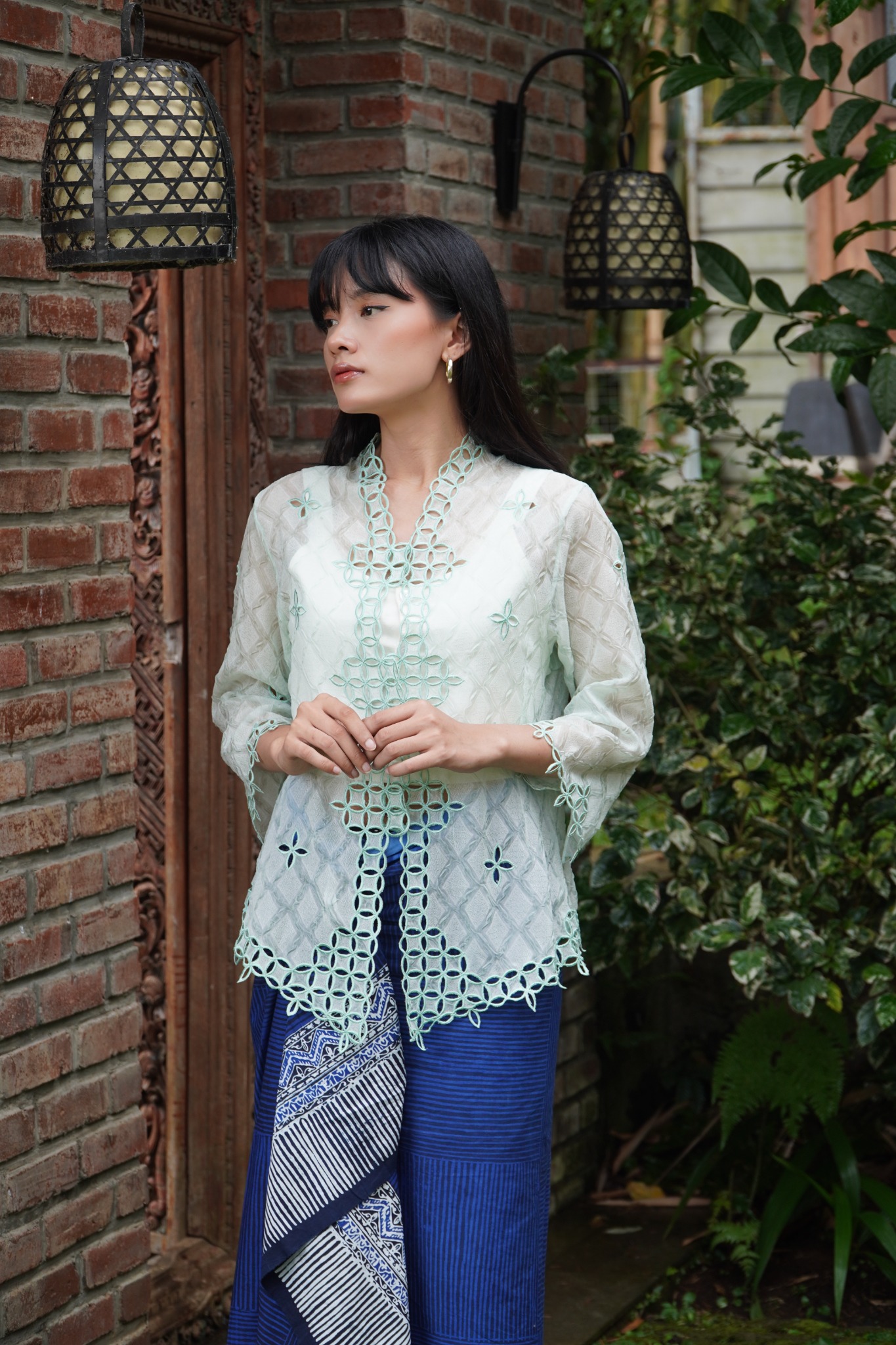 BOOLAO Kebaya Seribu Kawung - Mint