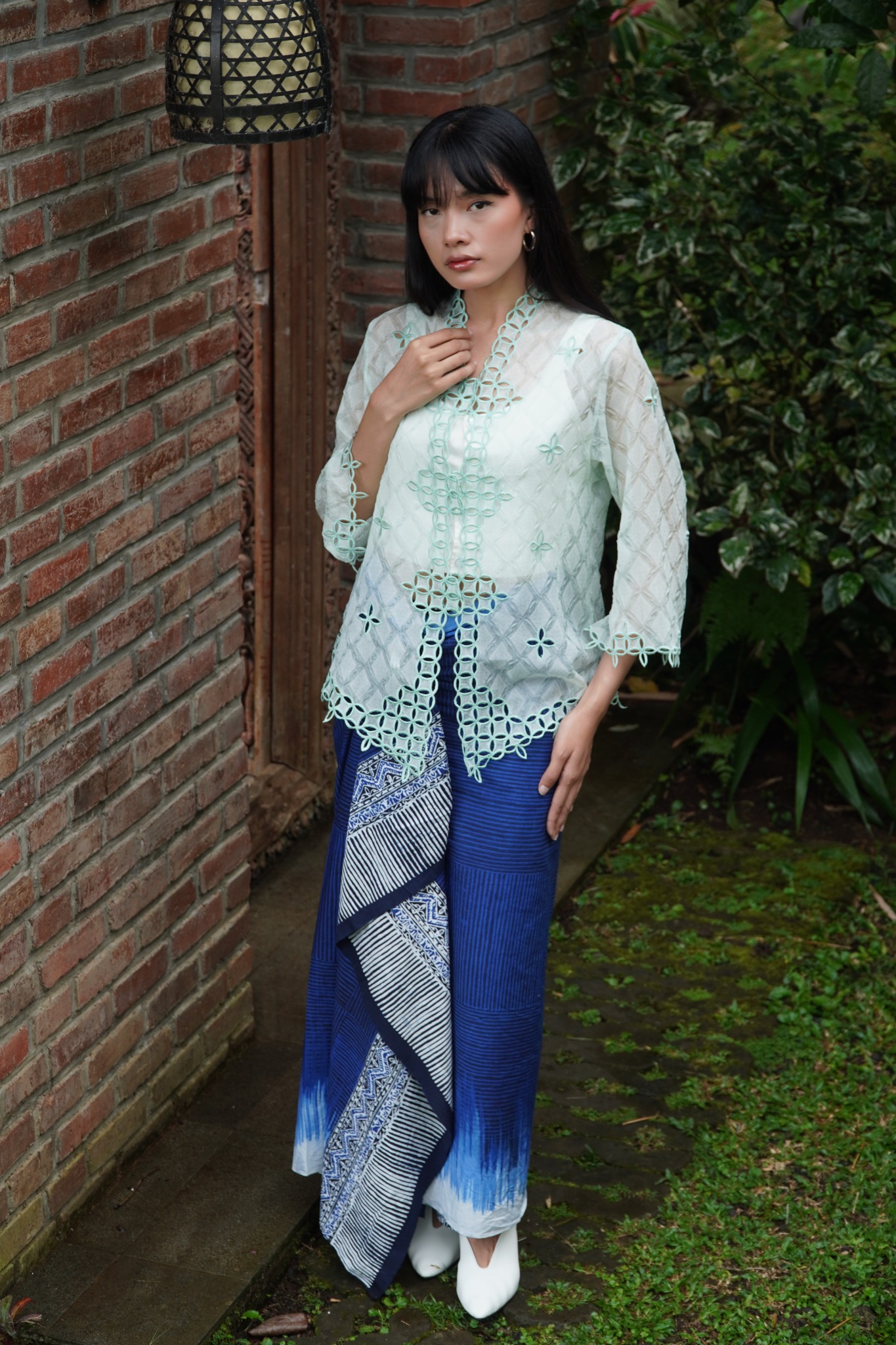 BOOLAO Kebaya Seribu Kawung - Mint