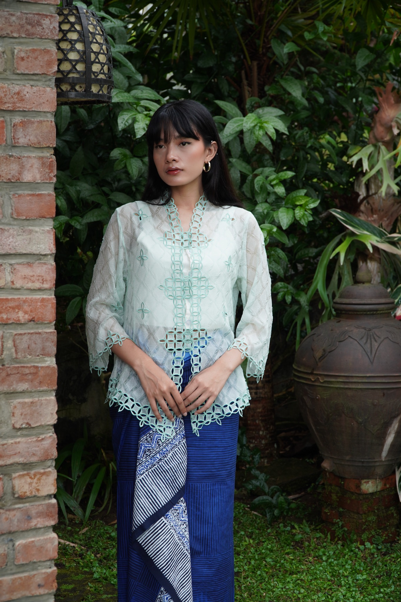 BOOLAO Kebaya Seribu Kawung - Mint