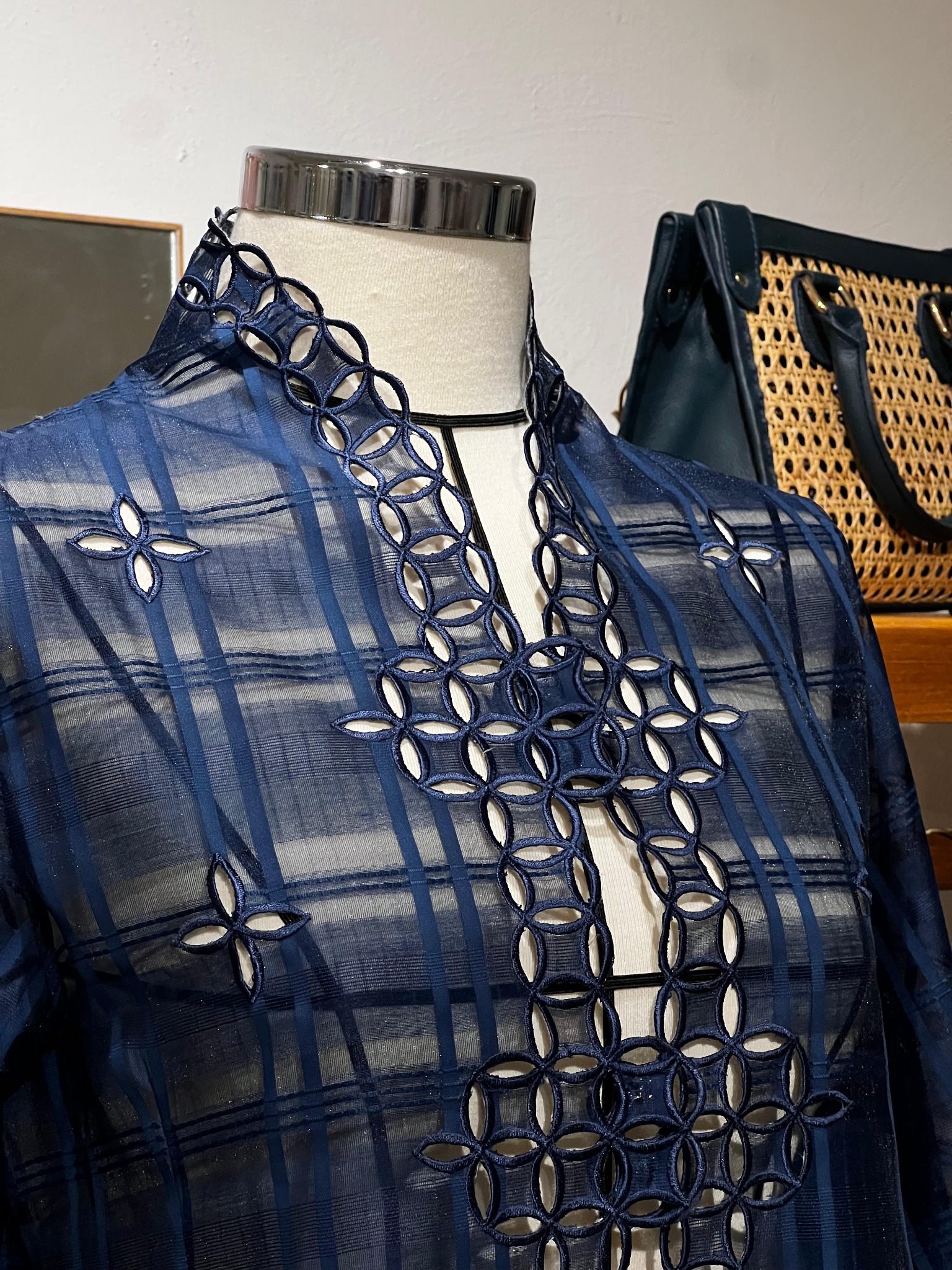 Kebaya Seribu Kawung - Navy