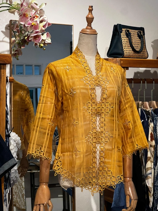 Image of Kebaya Seribu Kawung - Kuning
