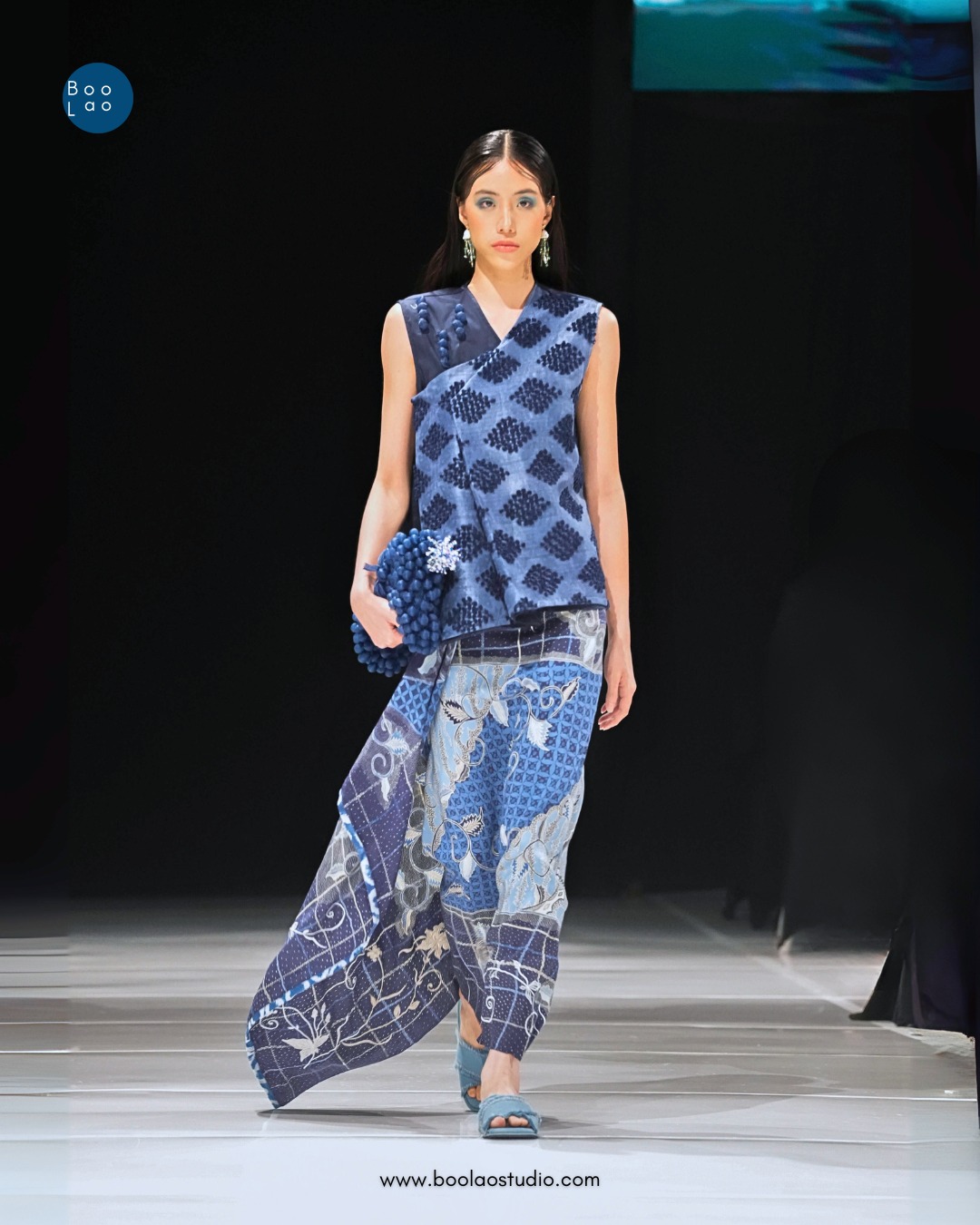 Boolao Vest Dumpling - Navy