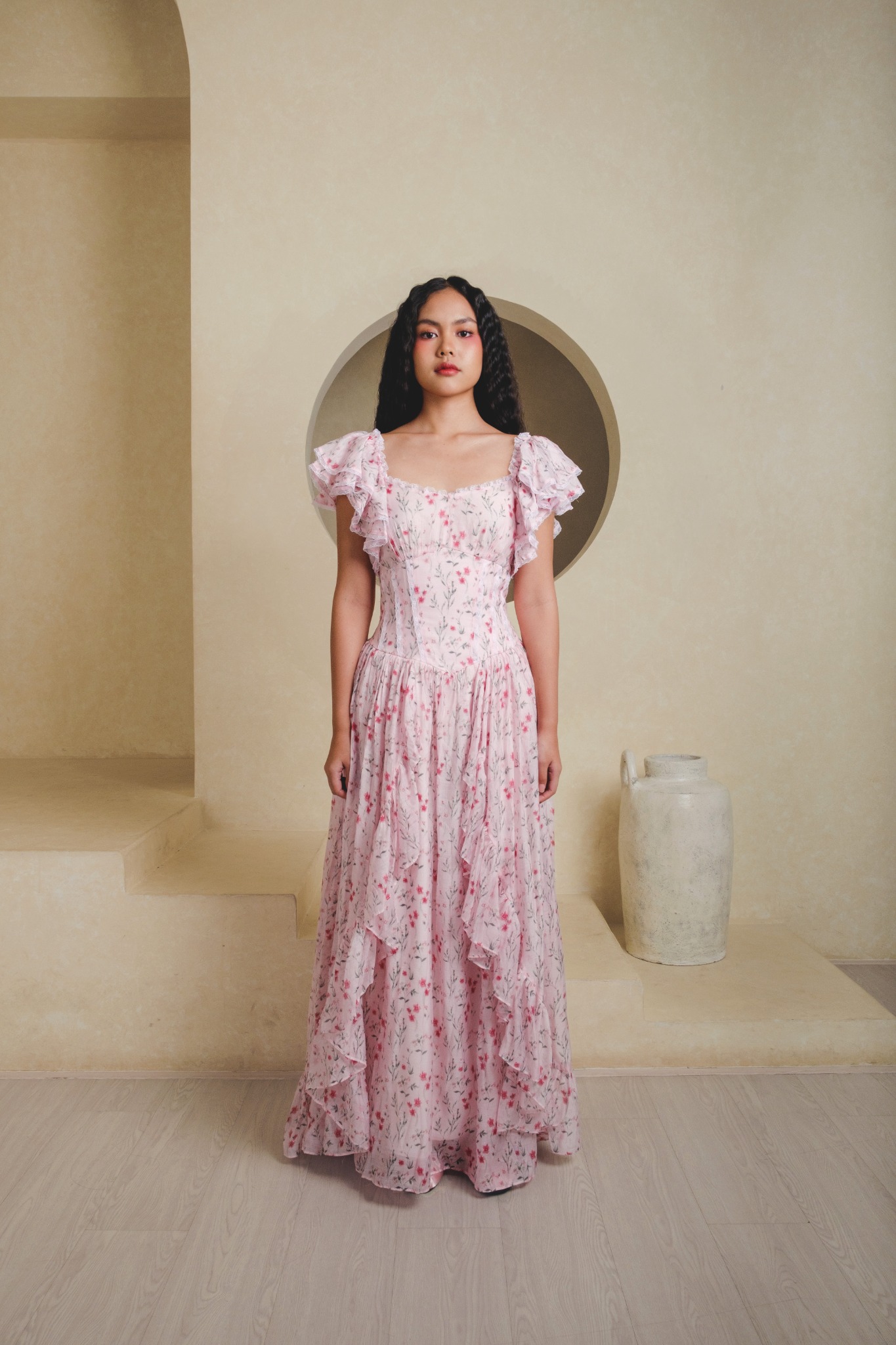 Aimee Dress in Pink