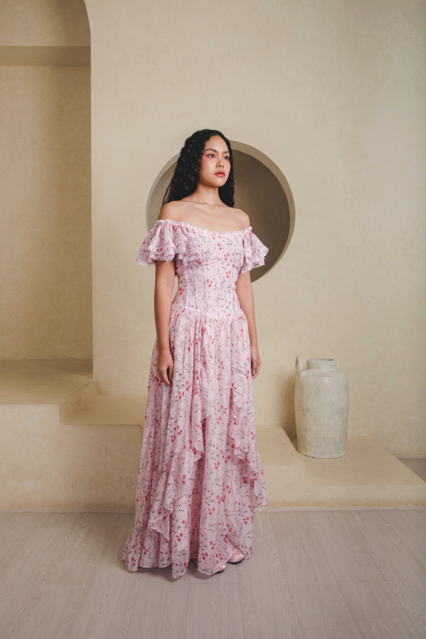 Aimee Dress in Pink