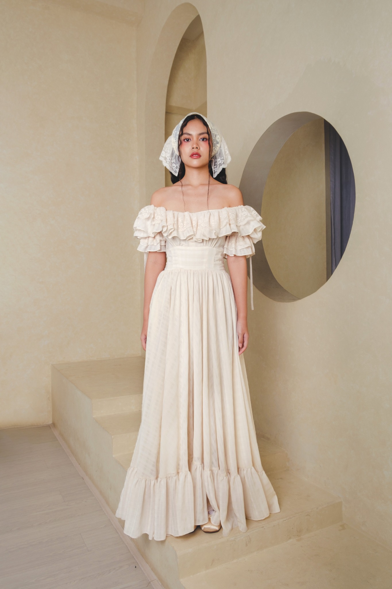 Enchanted Dress in Beige