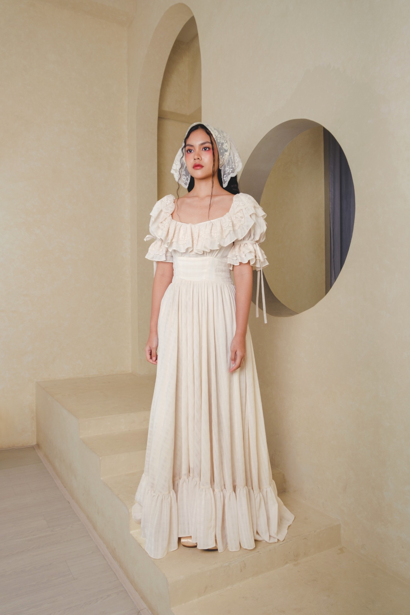 Enchanted Dress in Beige