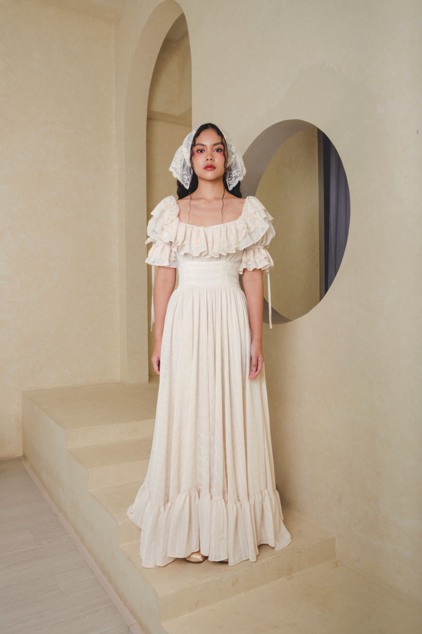 Enchanted Dress in Beige
