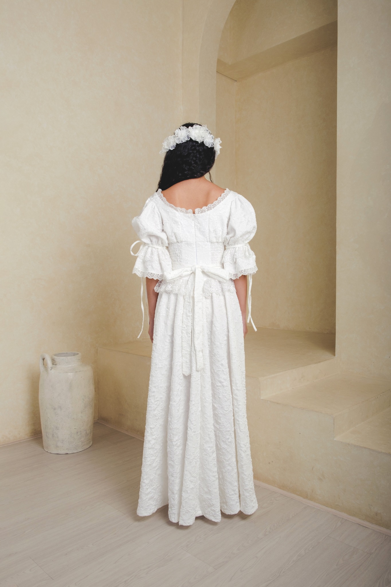 Aire Dress in White