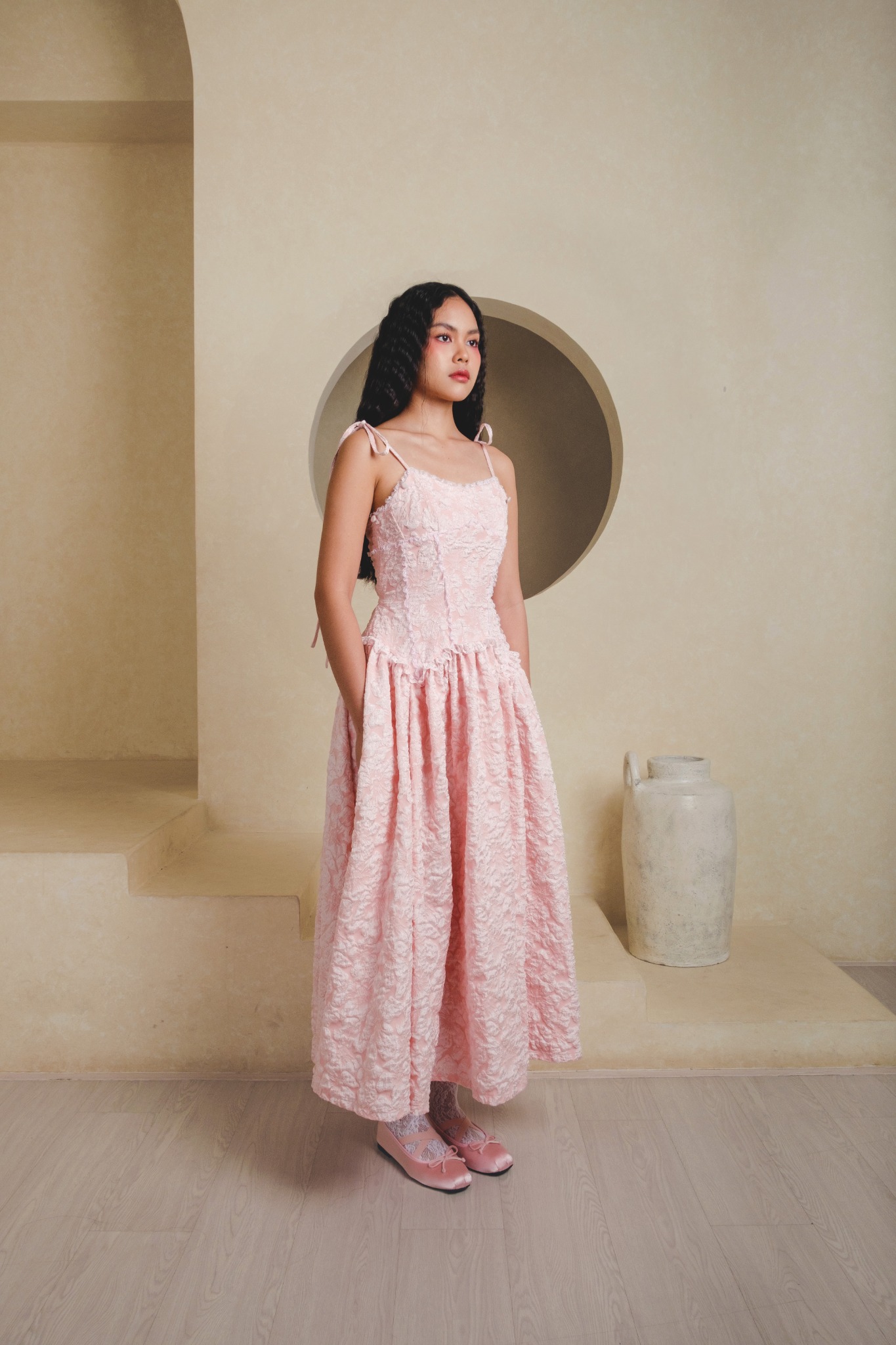 uhr heart mom dress pink ハート　ピンク 3-4y uhr heart mom dress pink ハート ピンク 3-4y - メルカリ