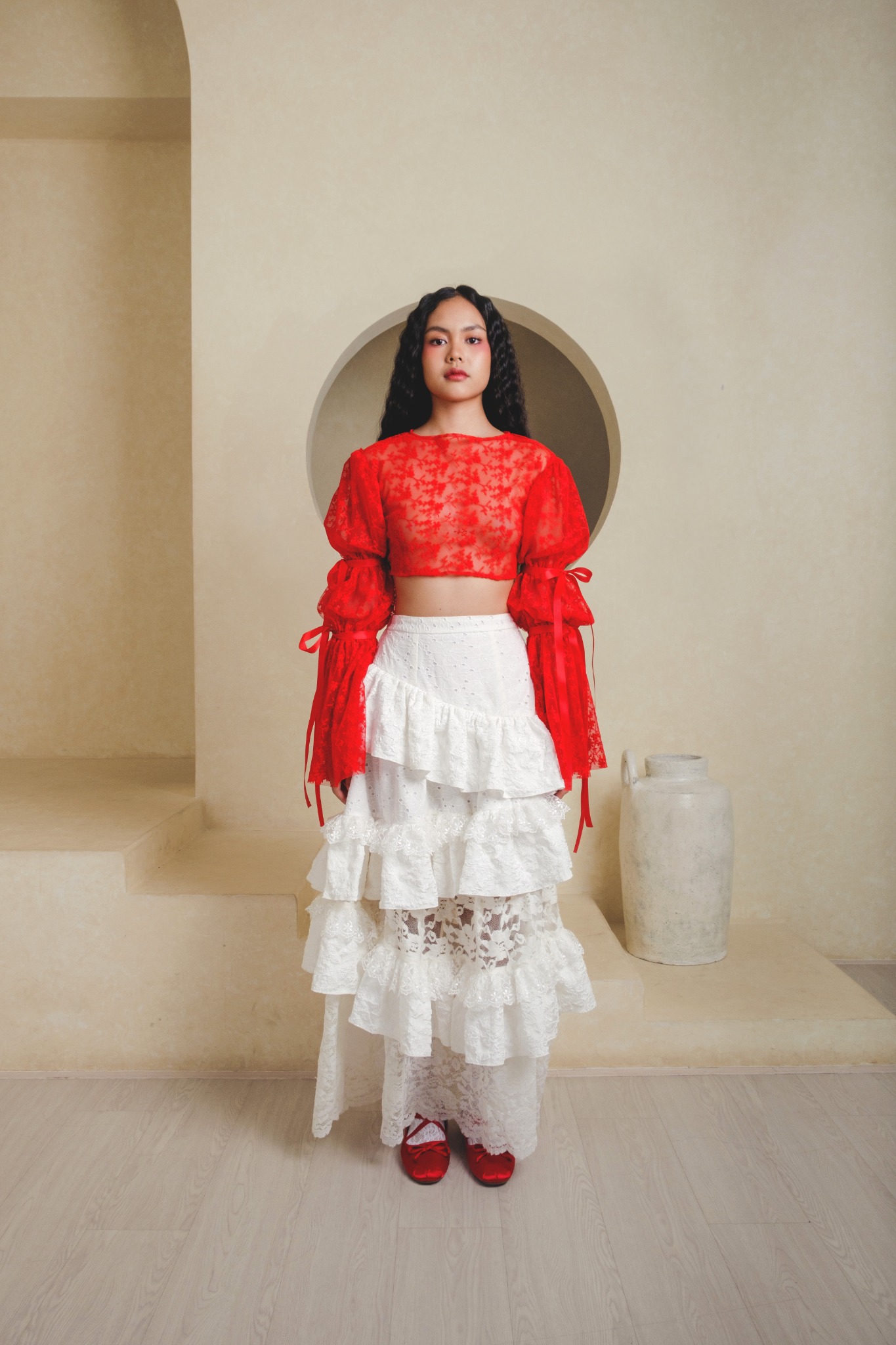 Felicity Bolero in Red