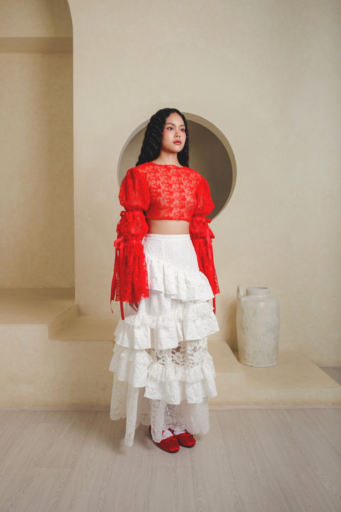 Felicity Bolero in Red