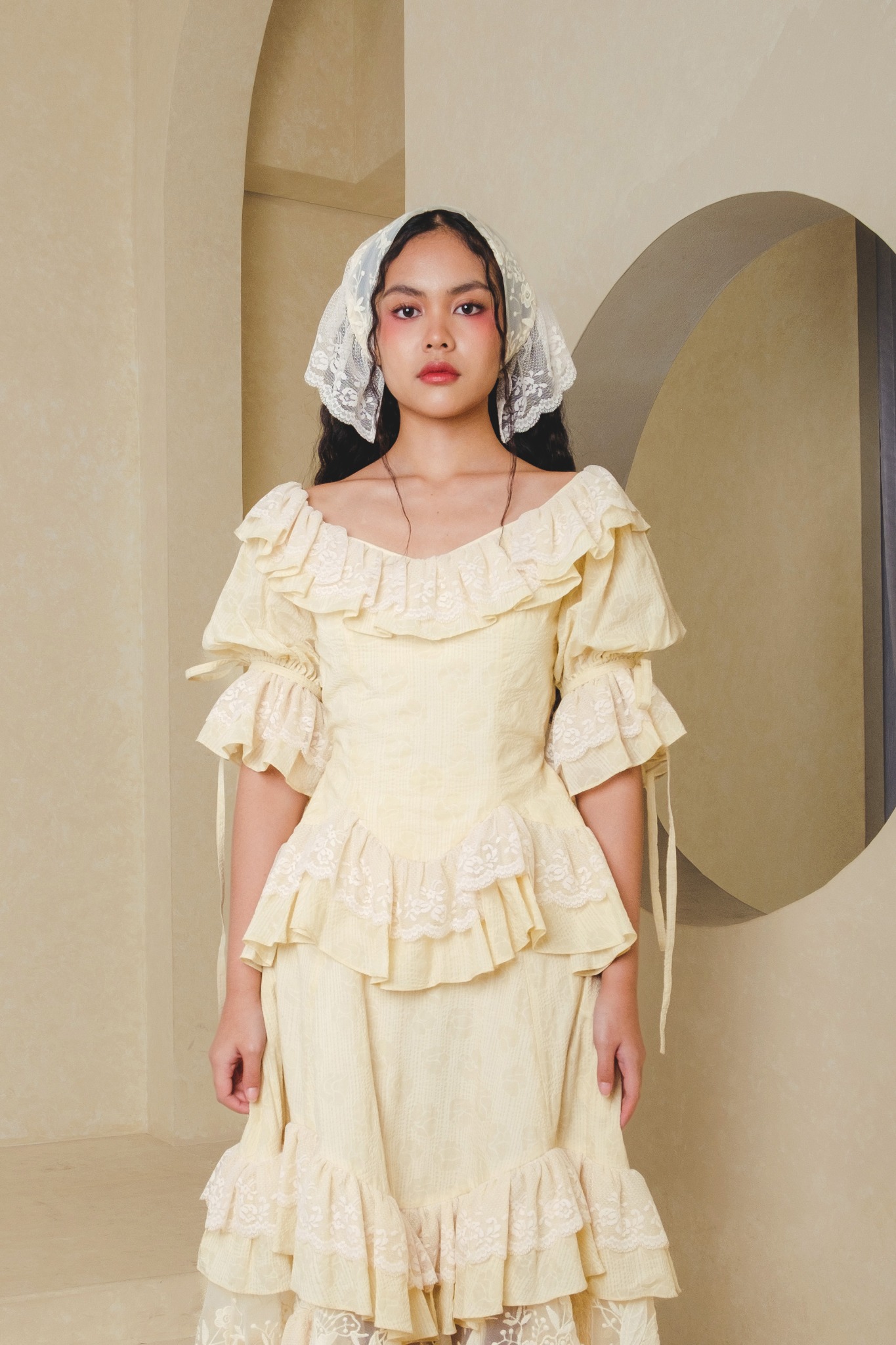 Everafter Blouse in Cream