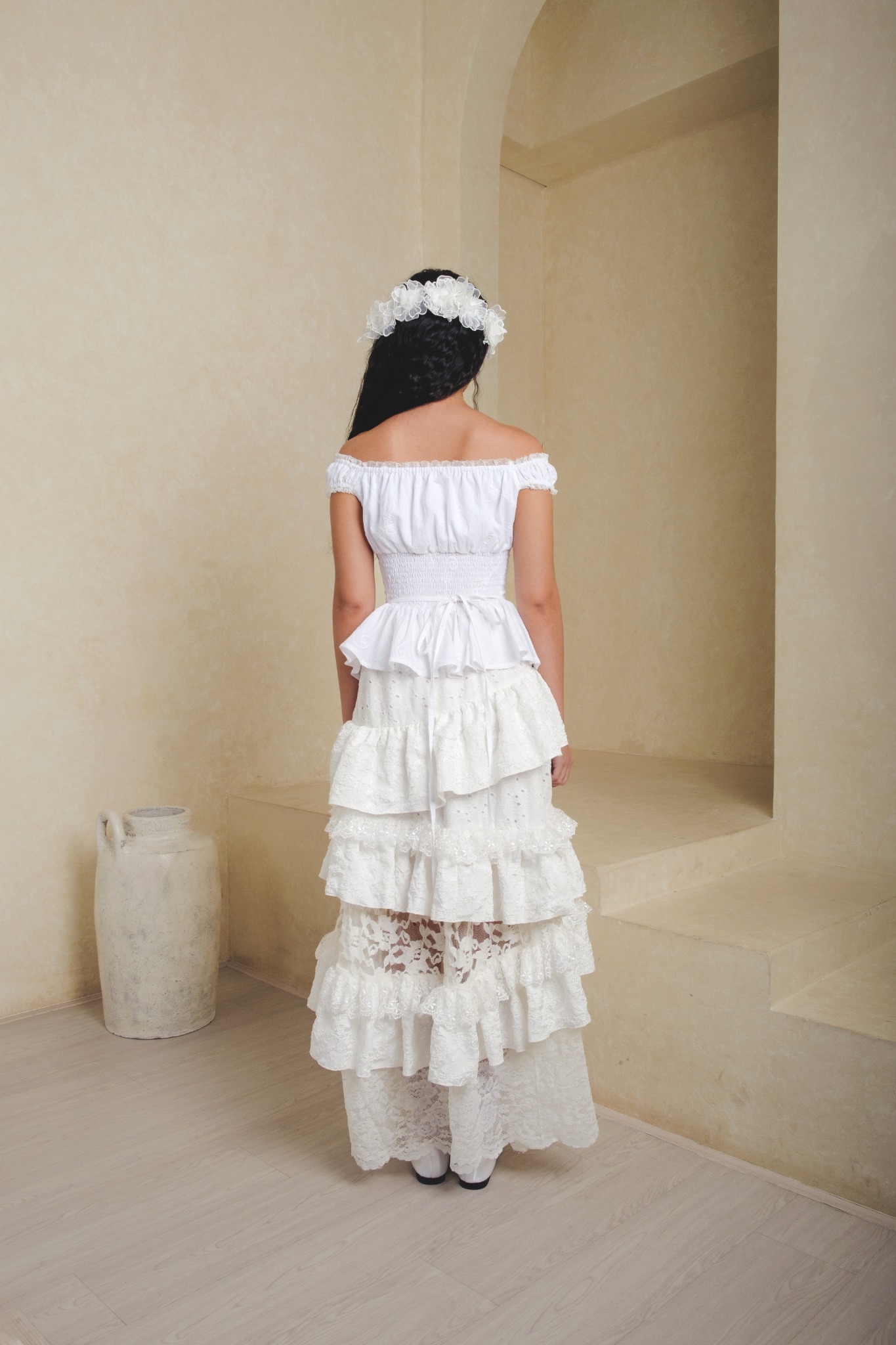 Anastasia Blouse in White