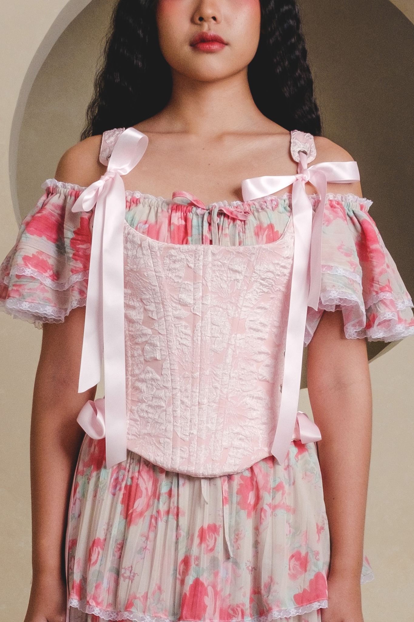 Vow Corset in Pink