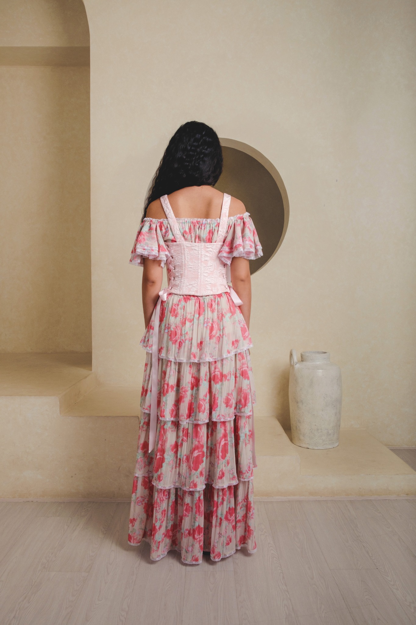 Vow Corset in Pink