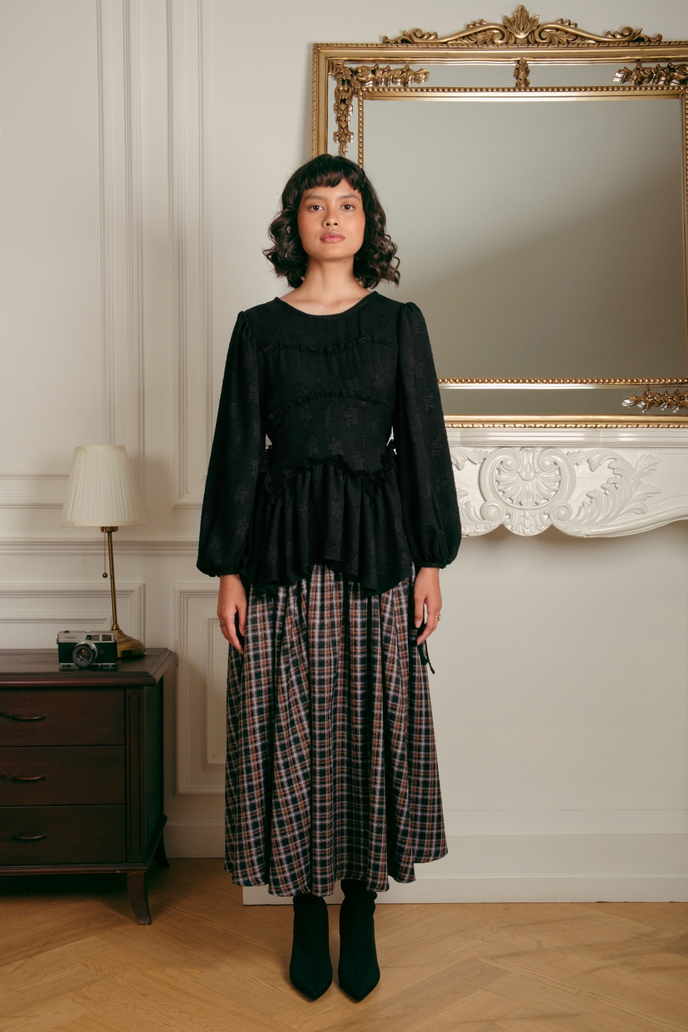 Ravenna Blouse in Black