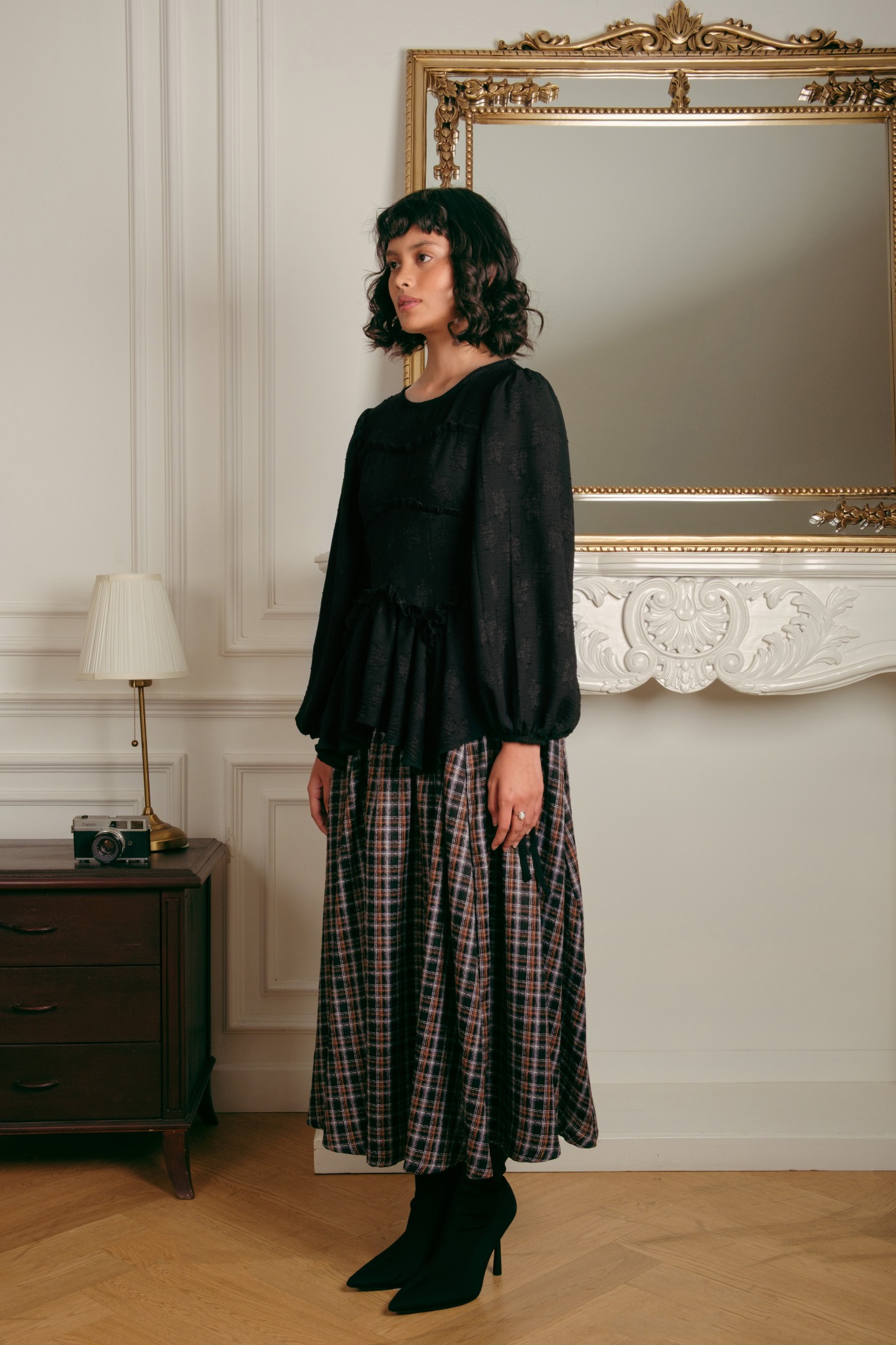 Ravenna Blouse in Black