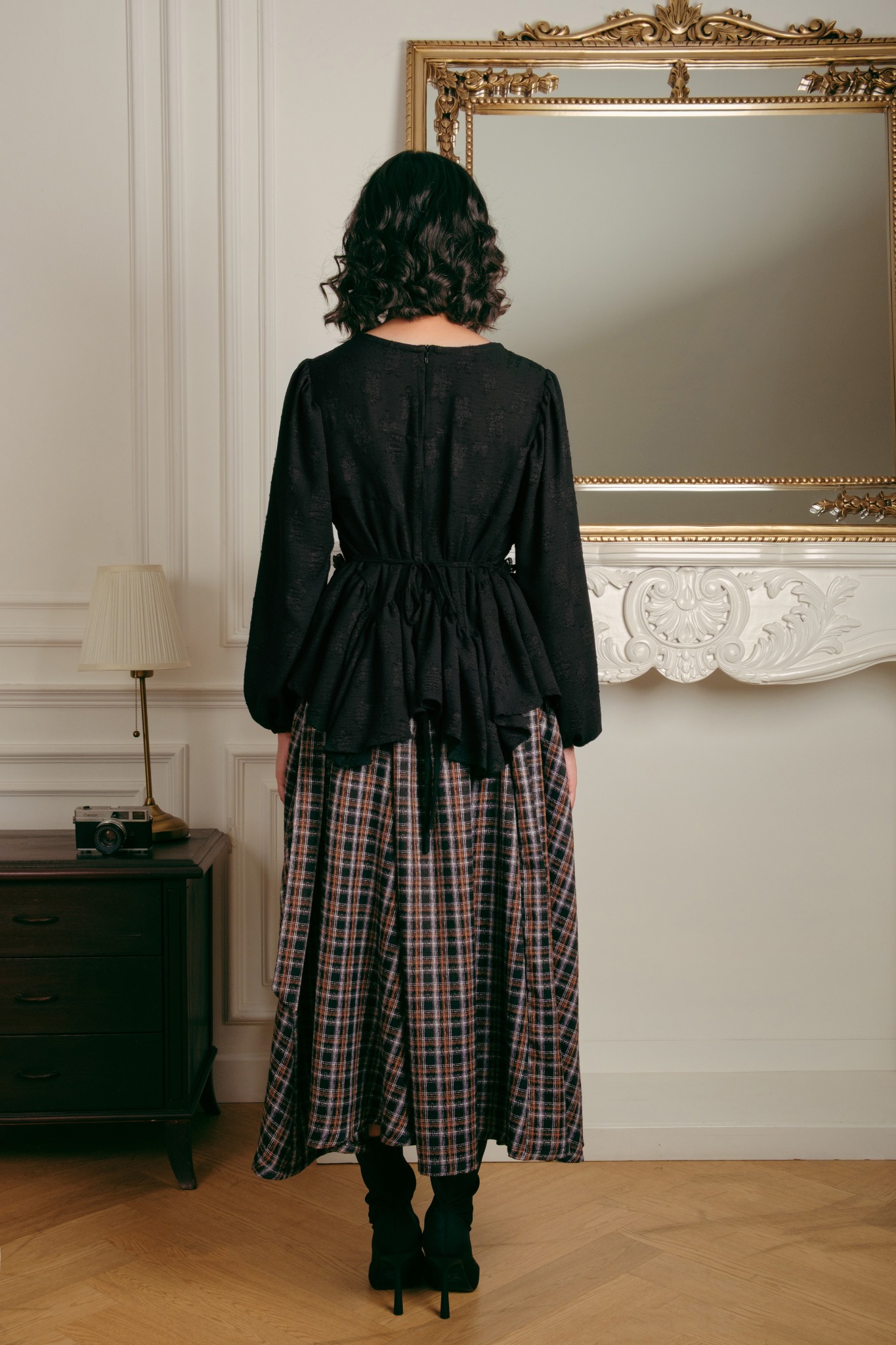 Ravenna Blouse in Black
