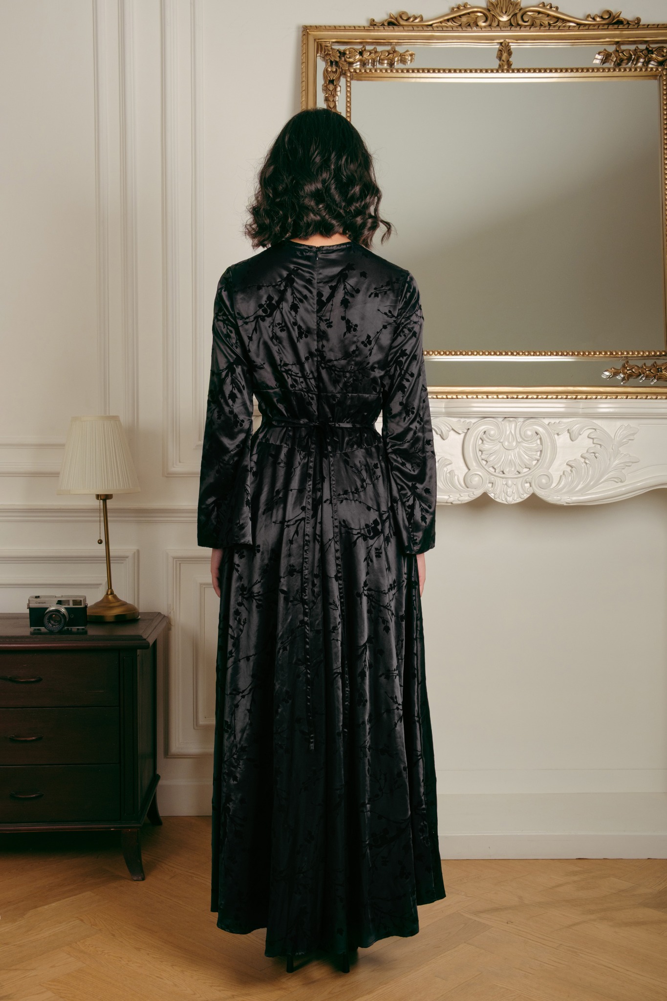 Morticia Dress in Black
