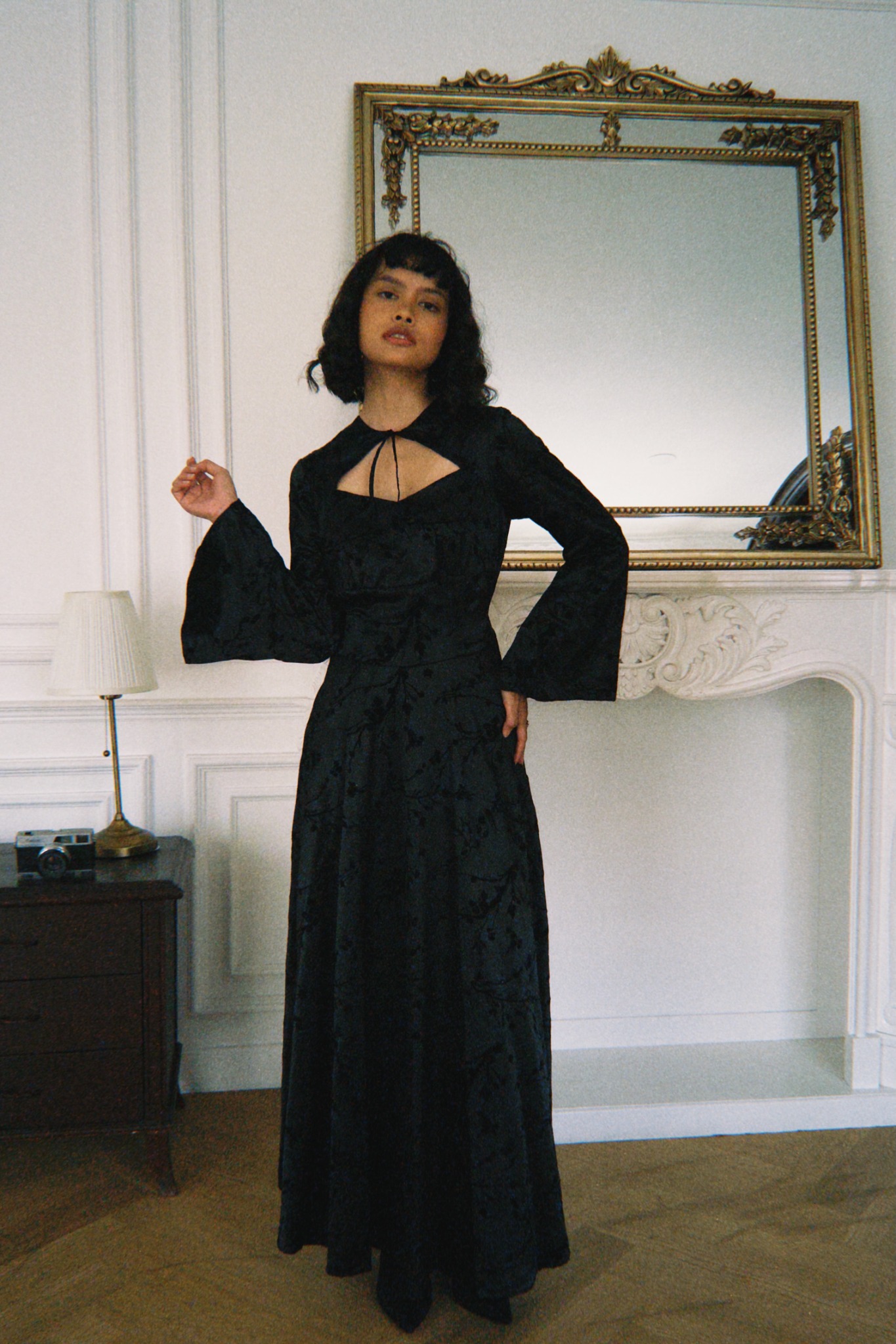 Morticia Dress in Black