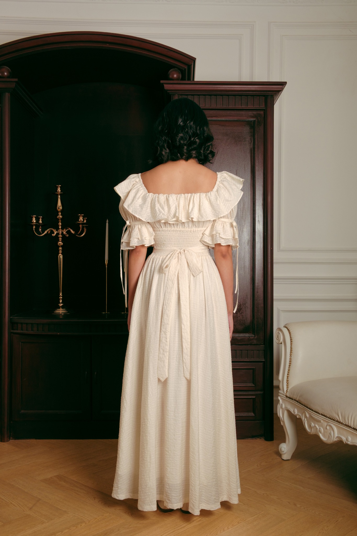 Moon Dress in Beige