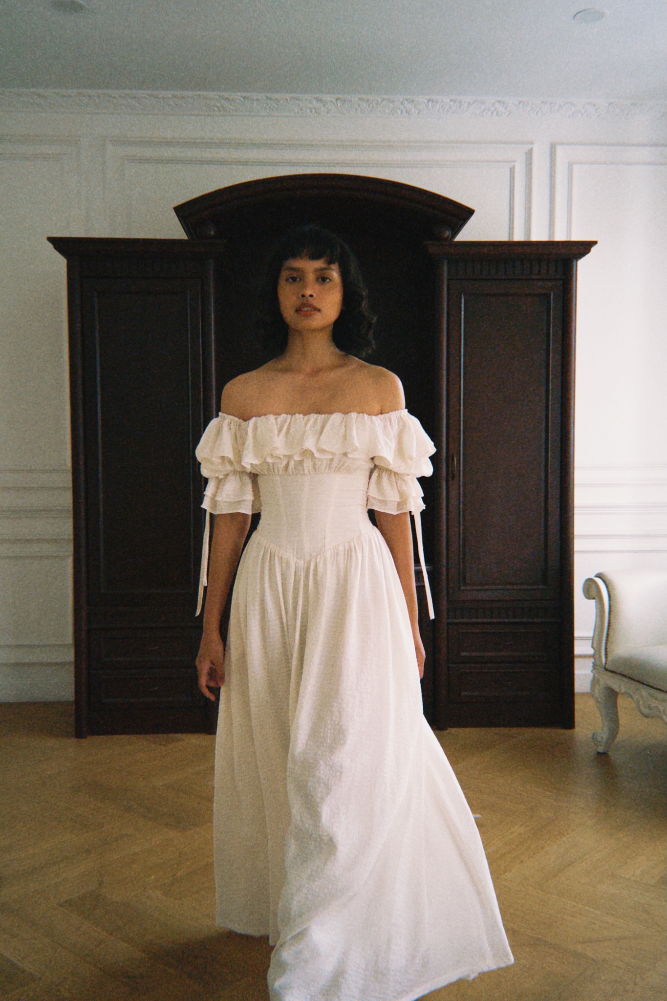 Moon Dress in Beige