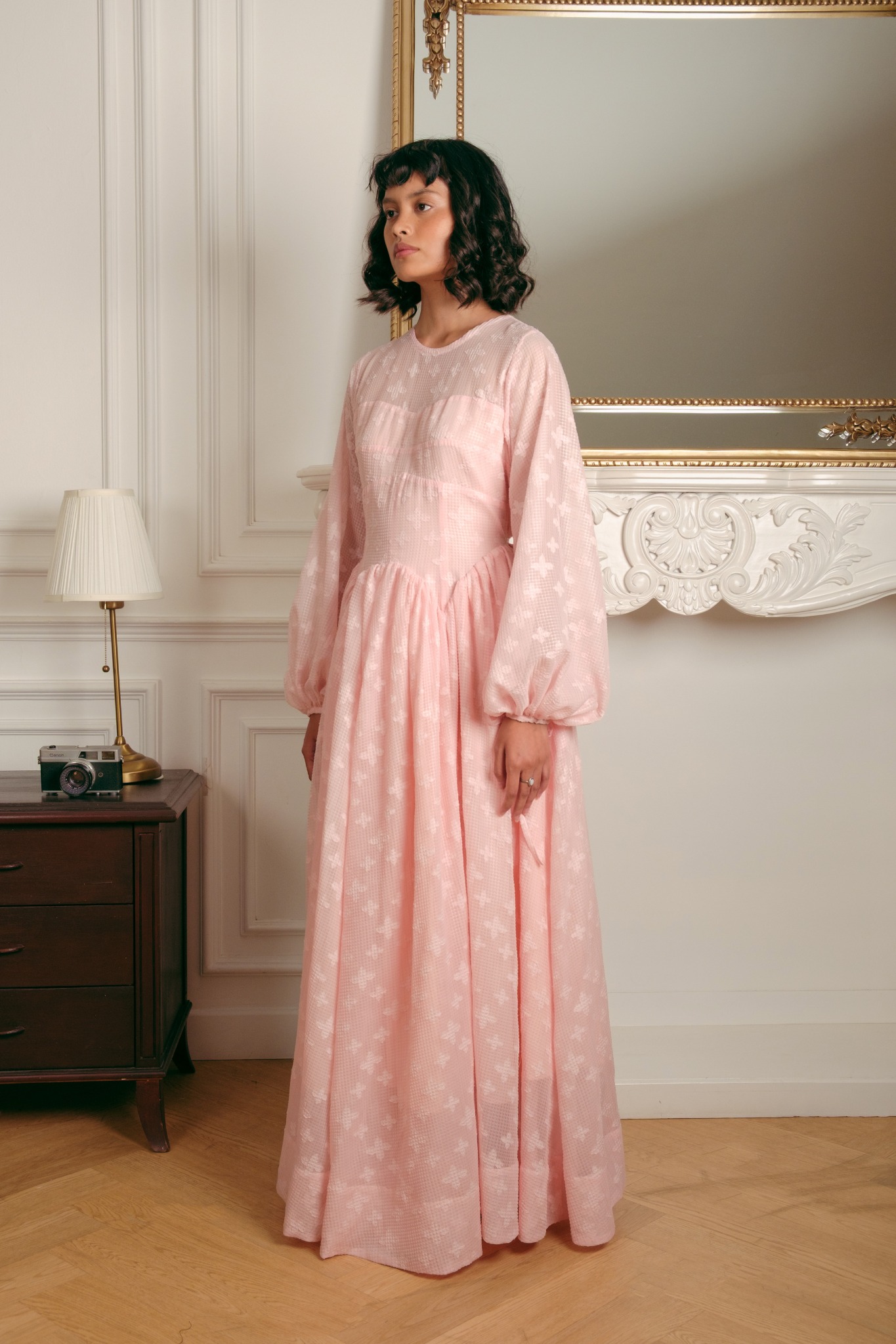 Faye Dress in Light Pink