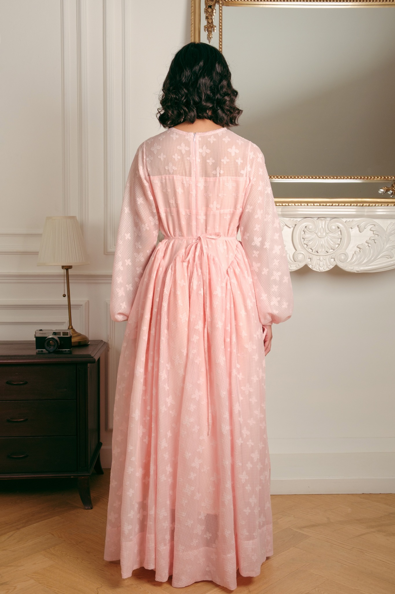 Faye Dress in Light Pink