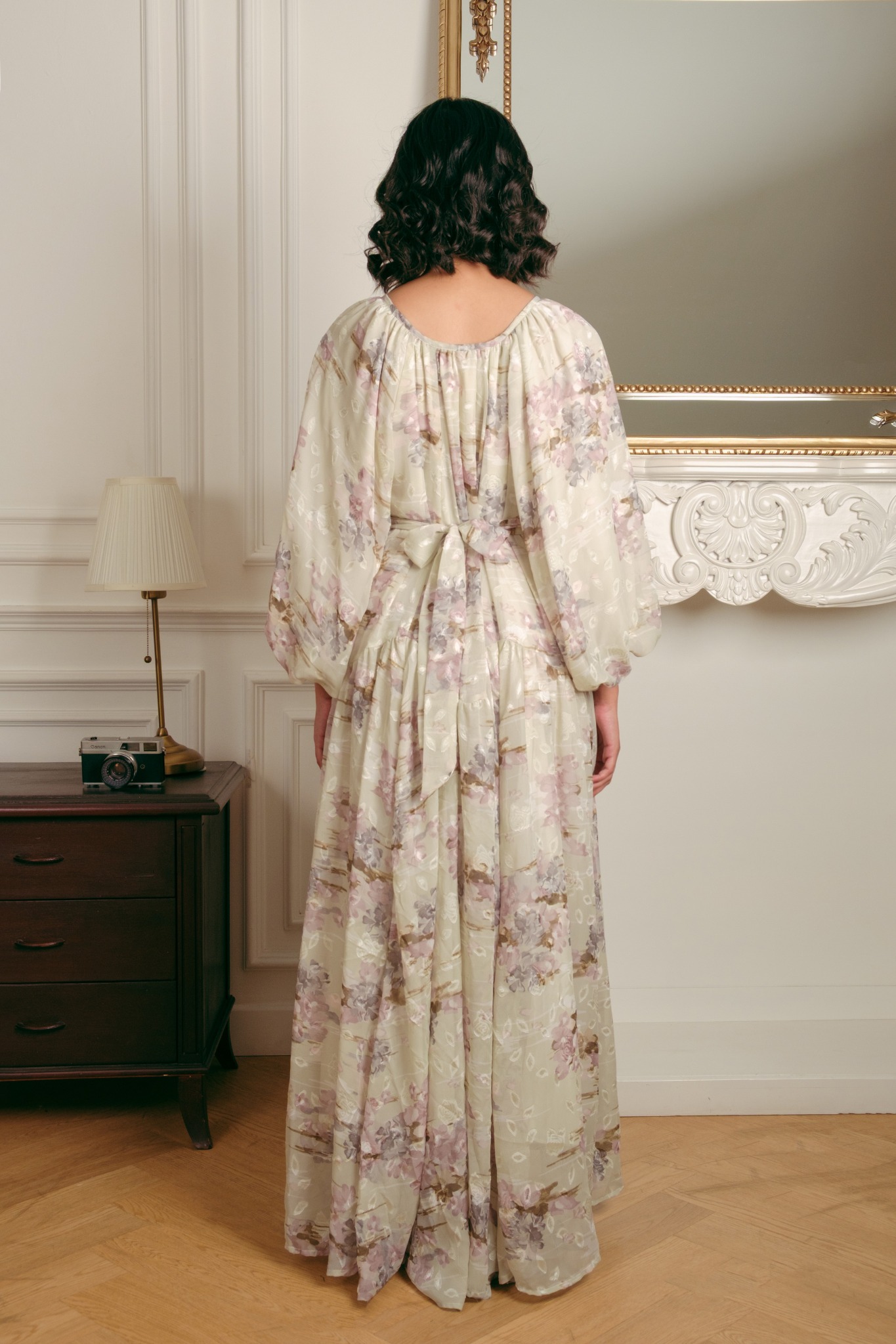 Celeste Dress in Mint Floral