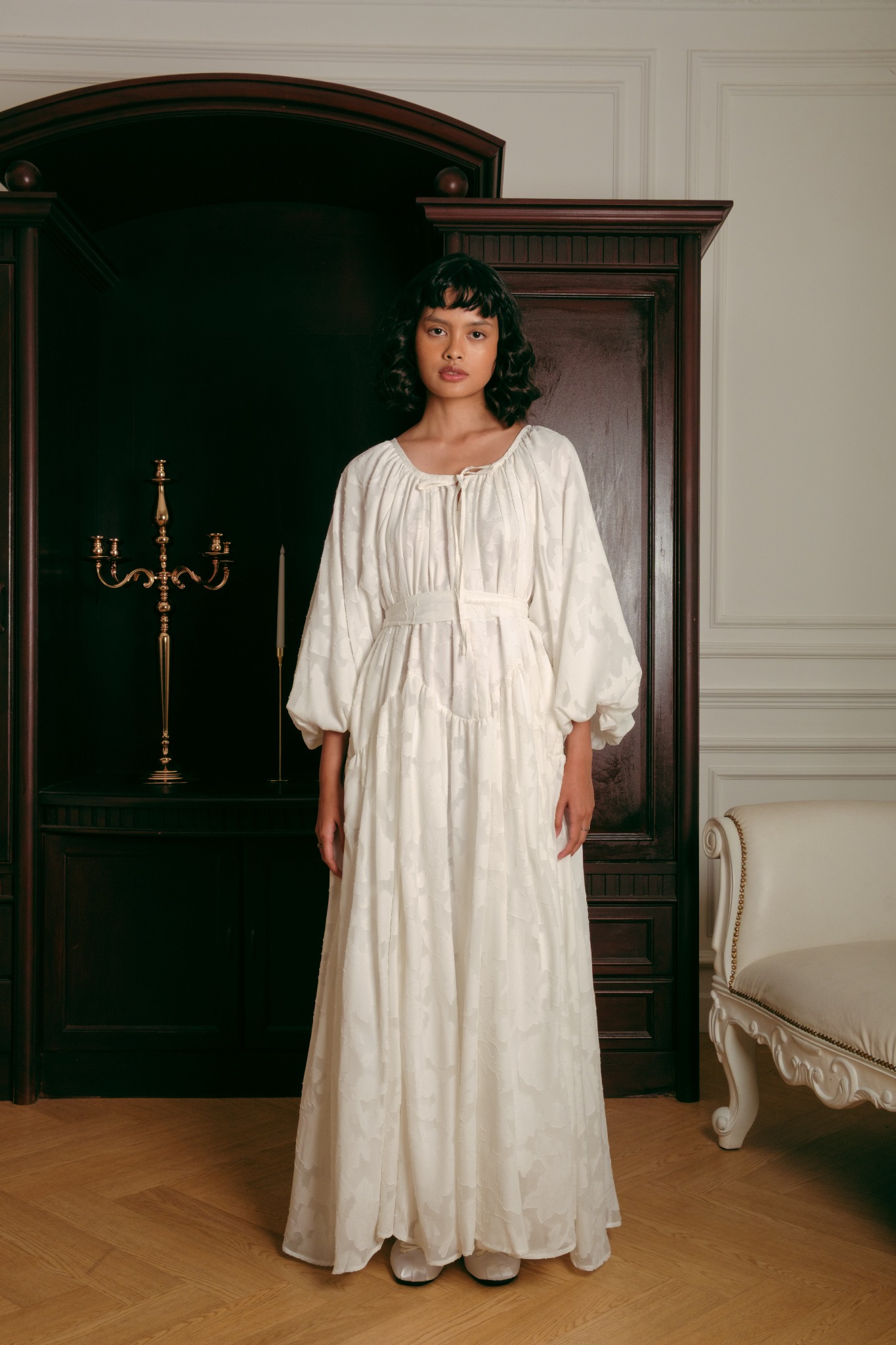Celeste Dress in White