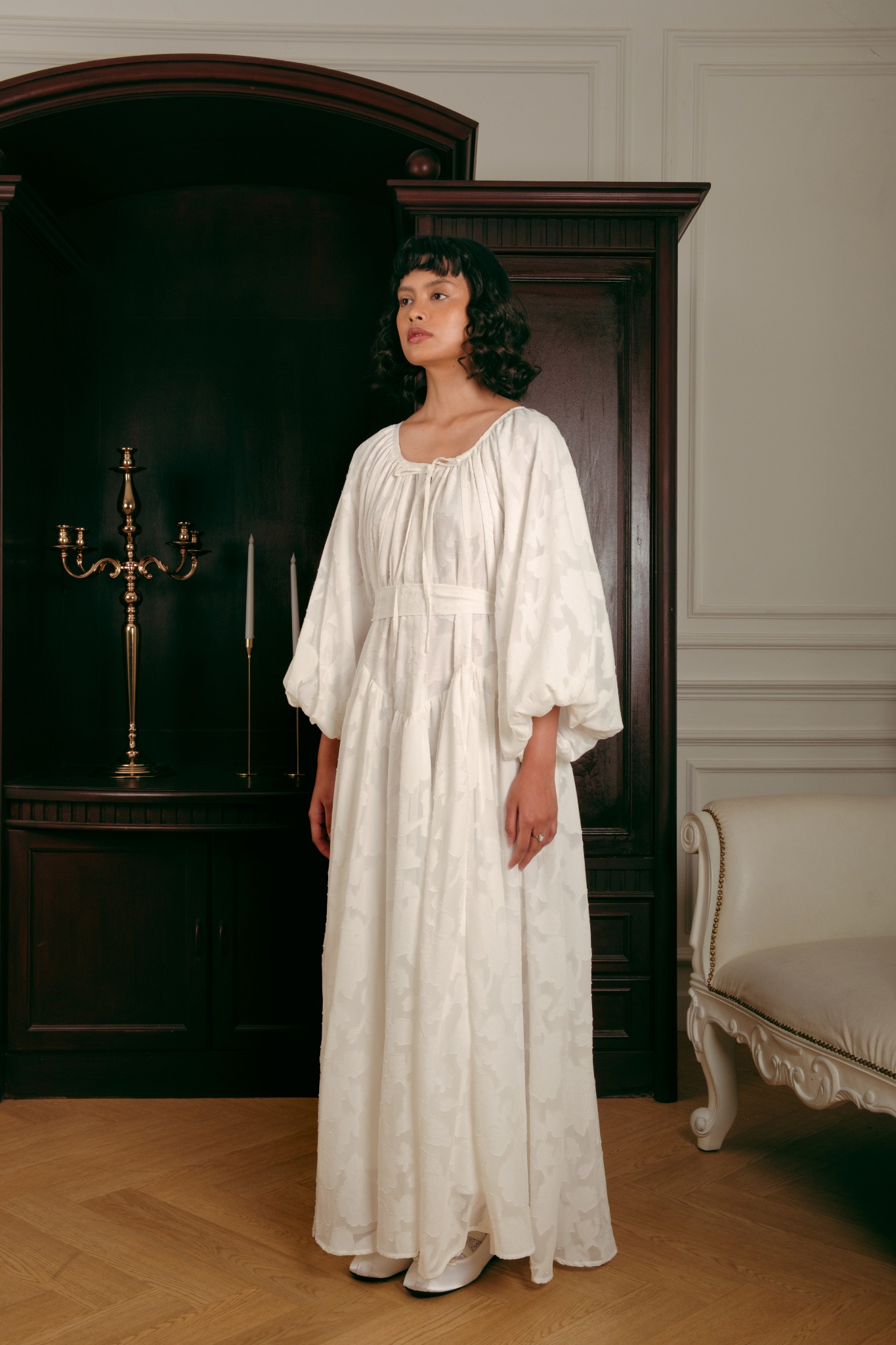 Celeste Dress in White