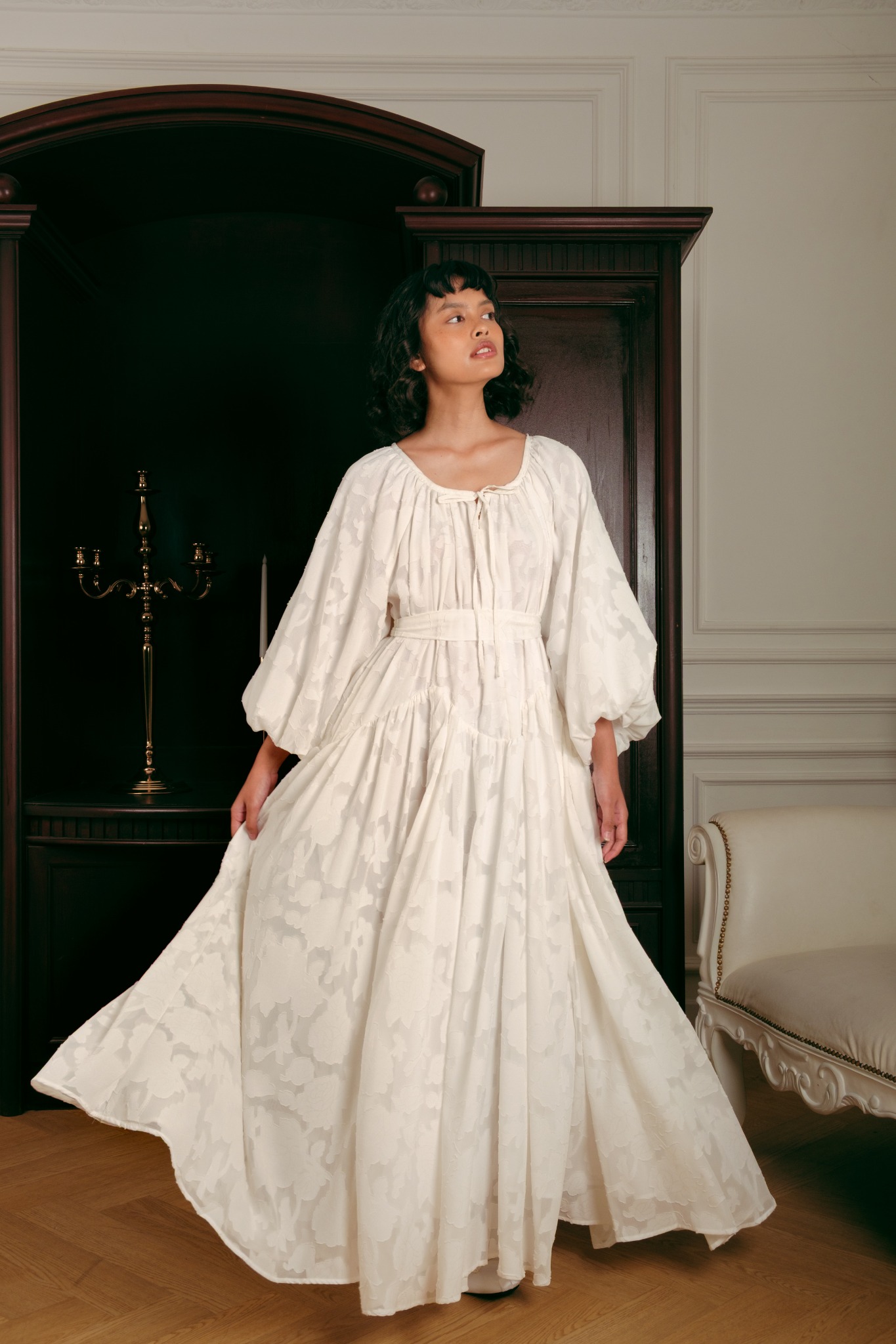 Celeste Dress in White