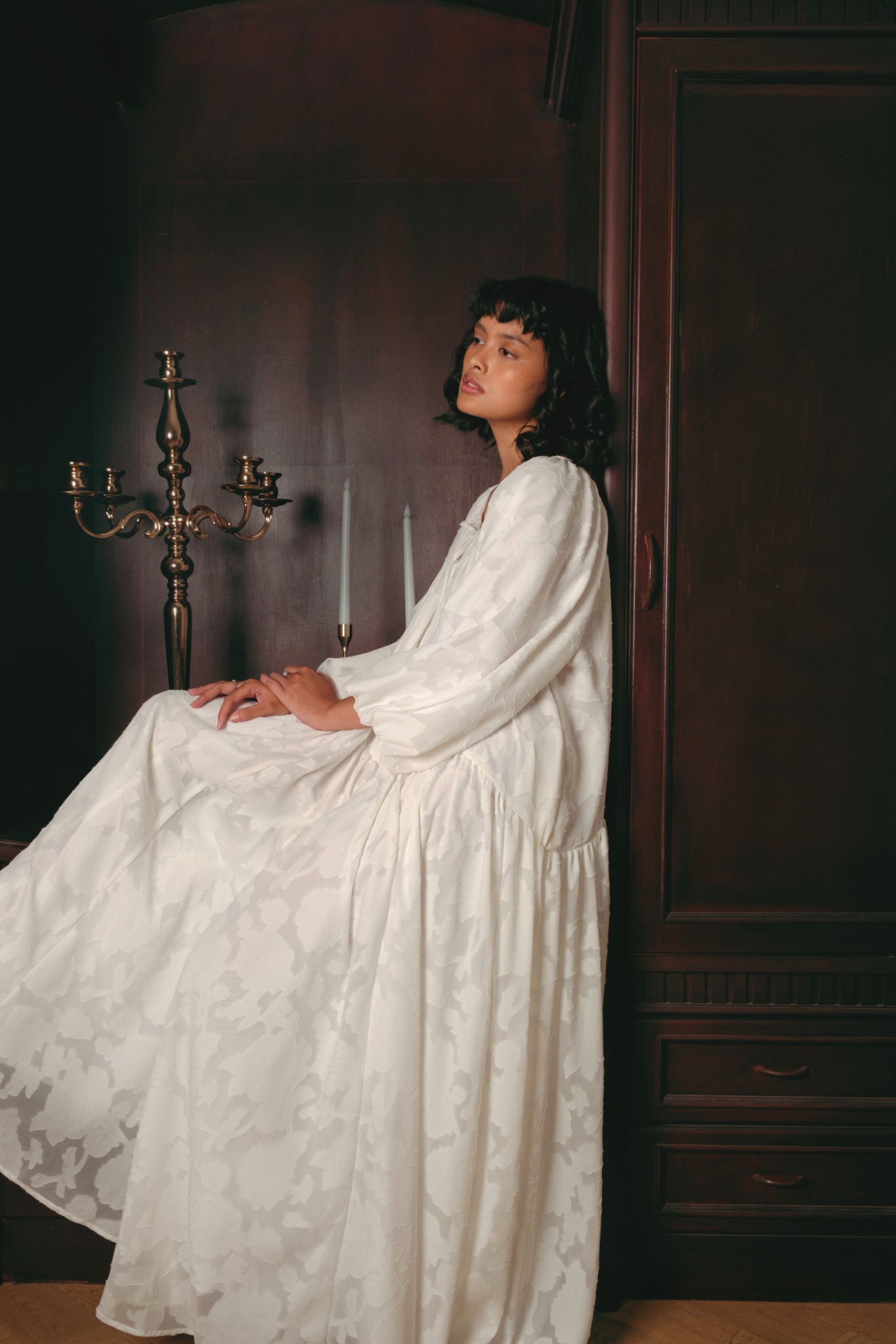 Celeste Dress in White