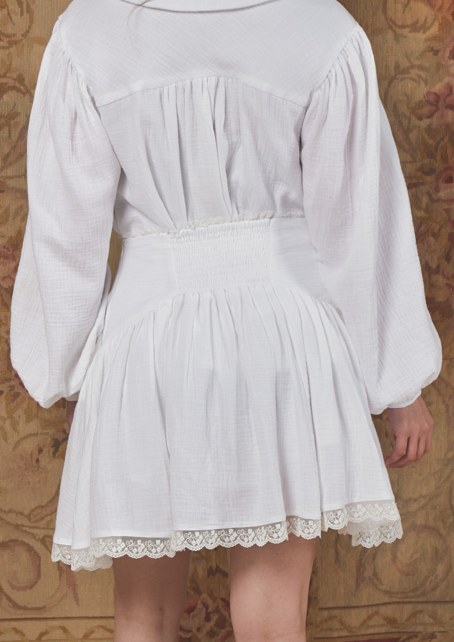 Marceline Short Skirt in White
