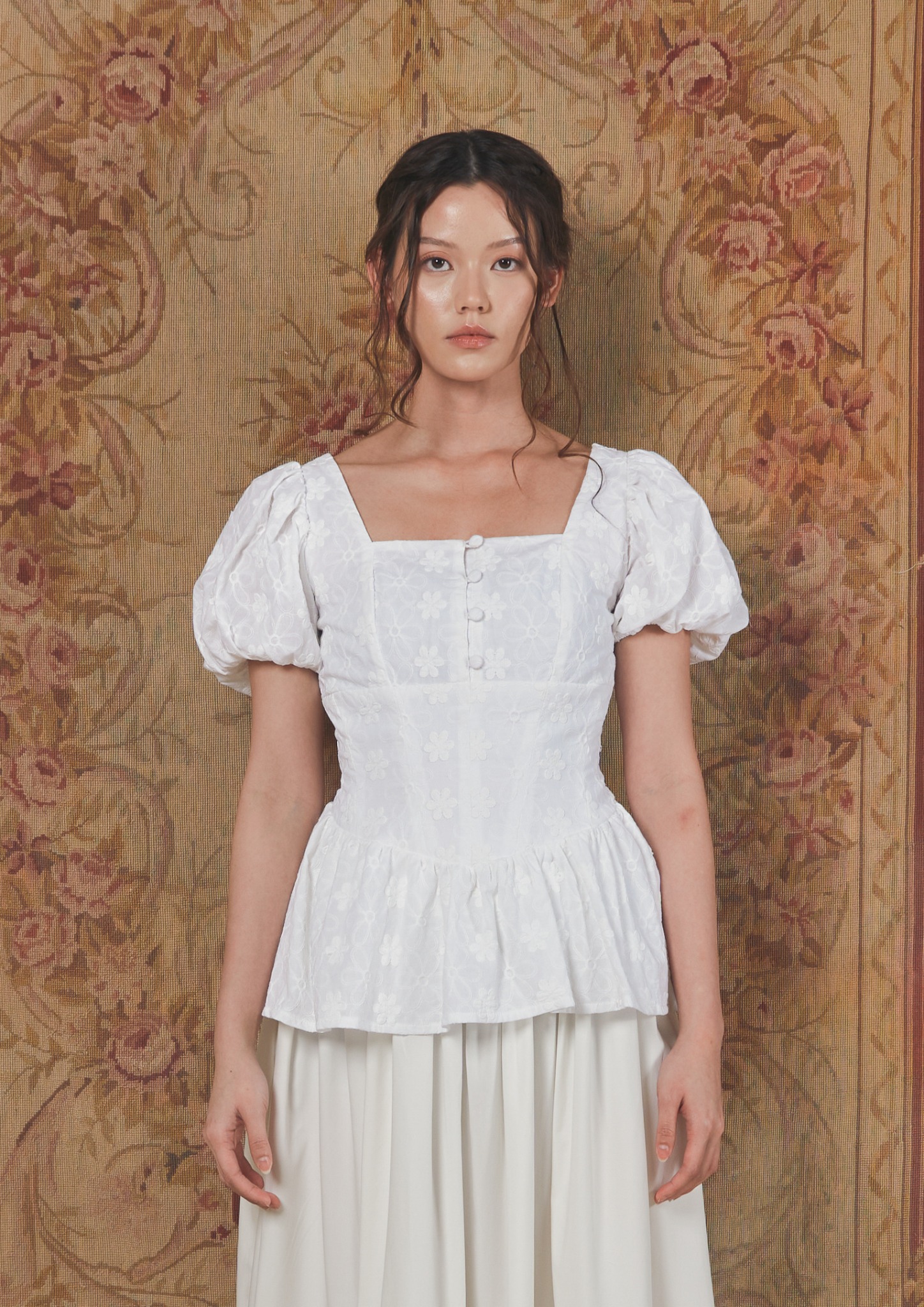 Monet Blouse in White